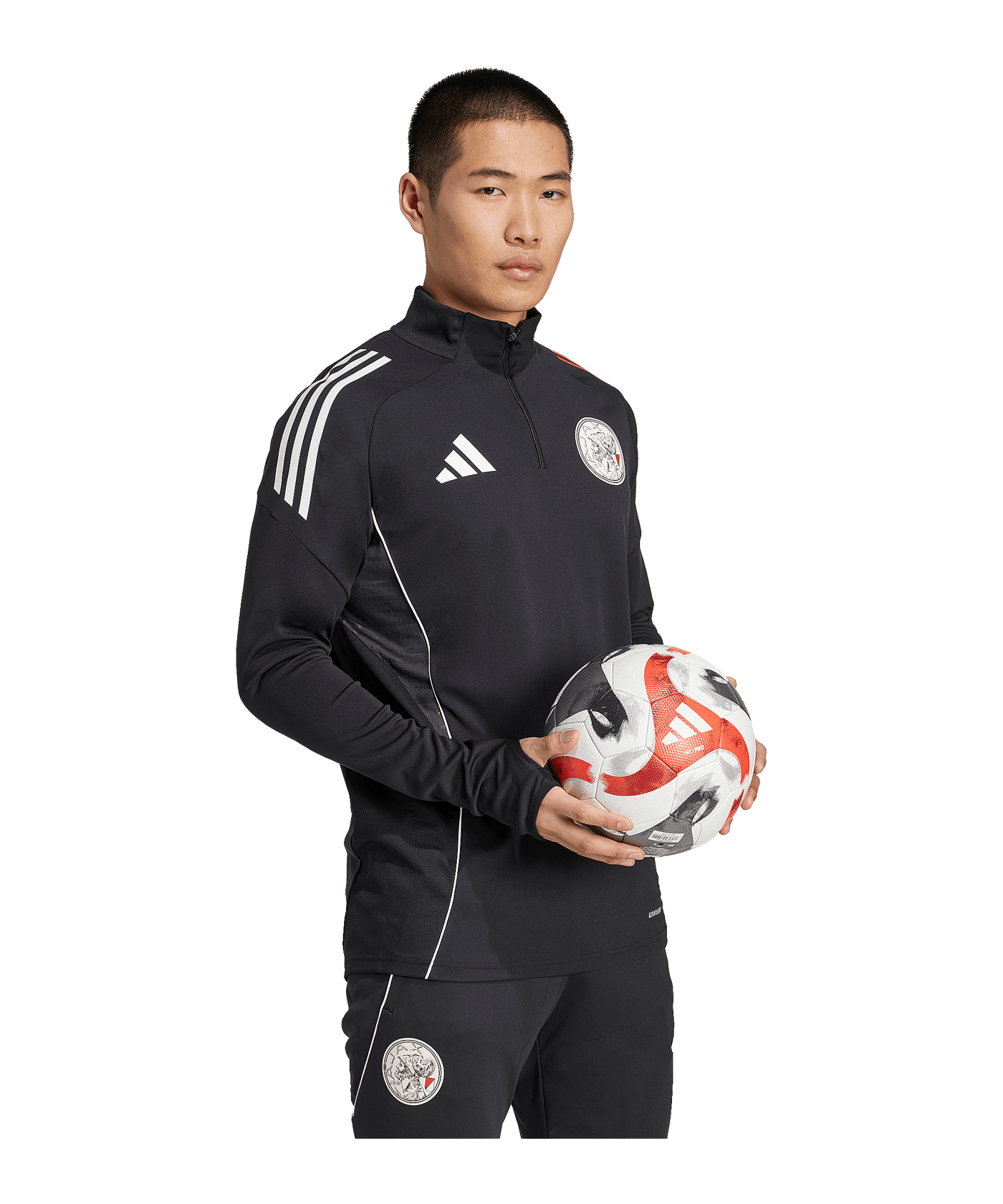 adidas Ajax Amsterdam Training Sweatshirt Schwarz - schwarz