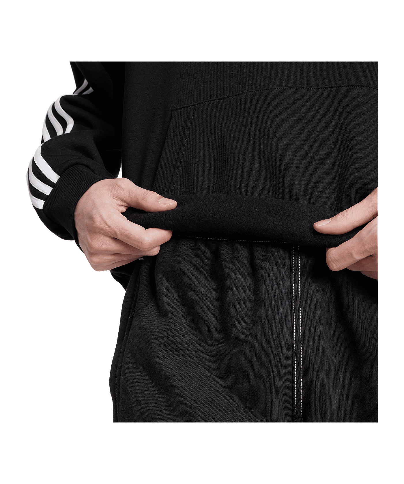 adidas Originals Adicolor Baggy Hoody Schwarz - schwarz