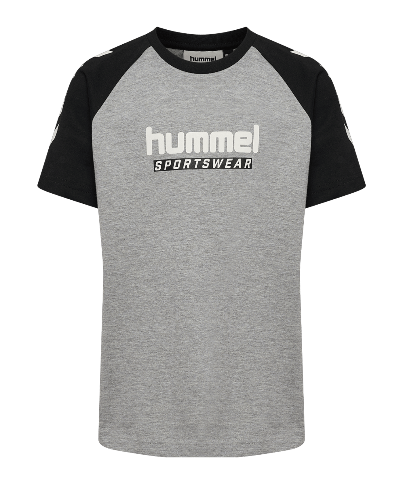 Hummel Logo S/S T-Shirt Kids Grau F2006 - grau