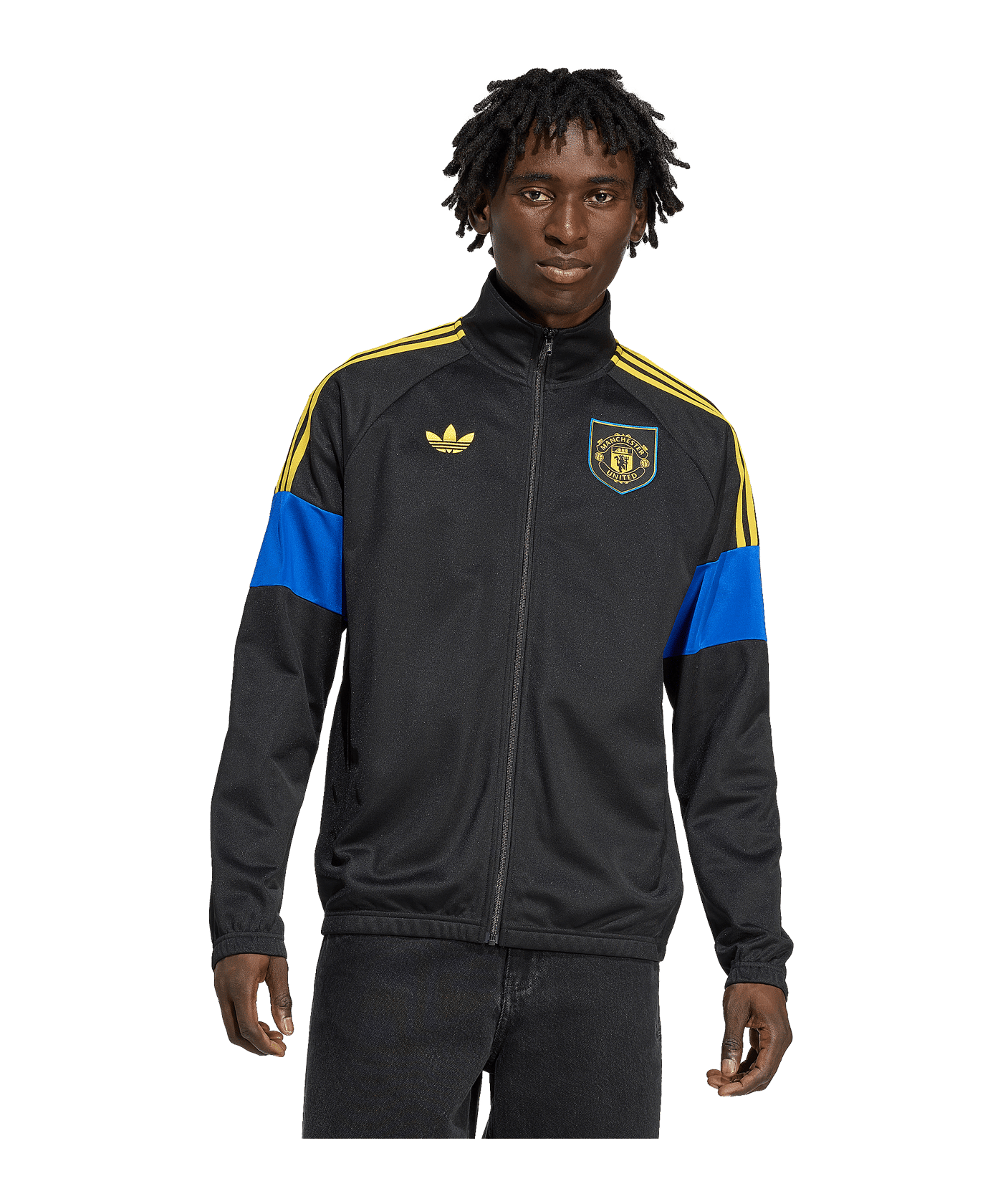 adidas Manchester United Lfstlr Track Jacke Schwarz - schwarz