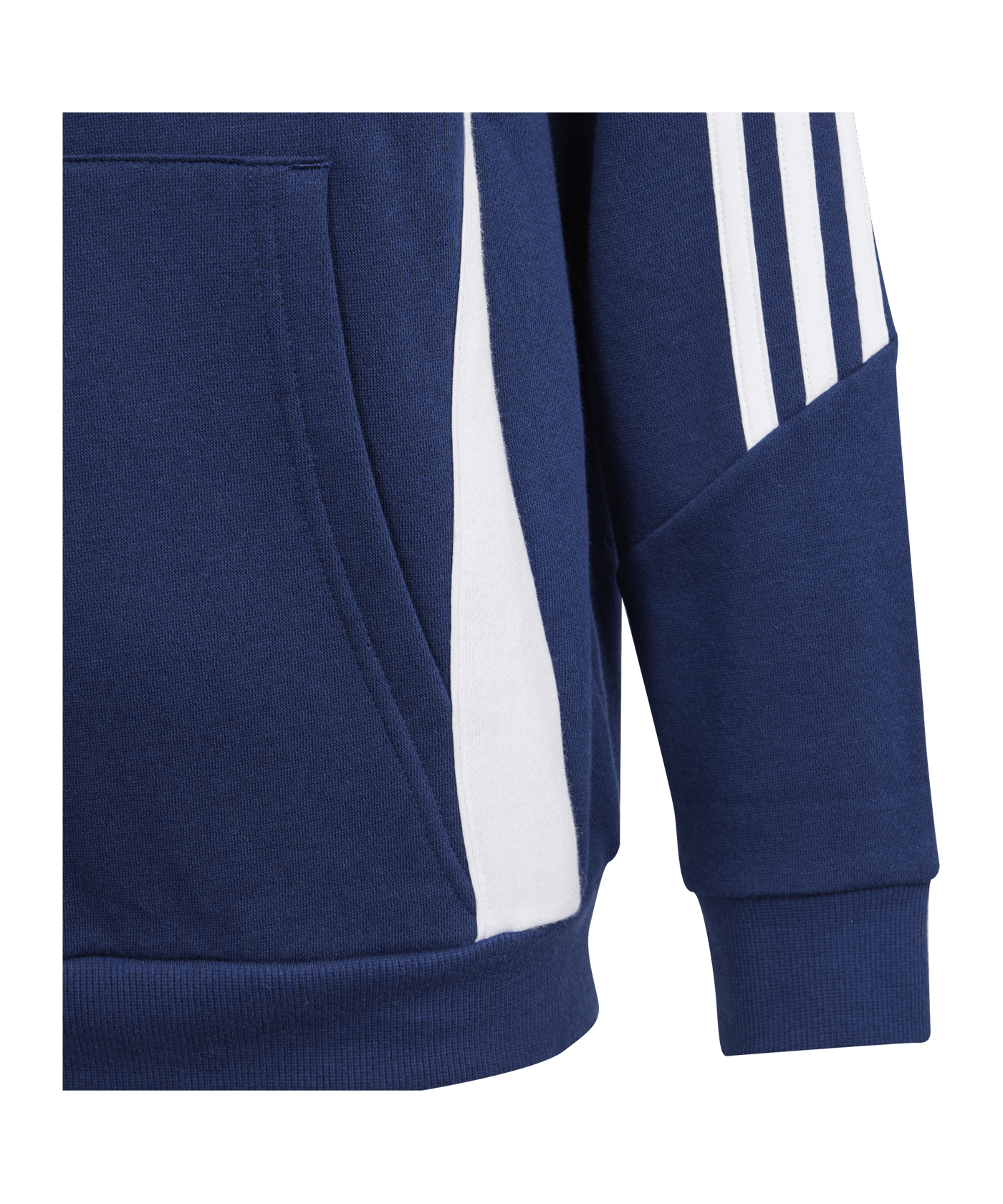 adidas Tiro 24 Hoody Kids Blau Weiss - blau