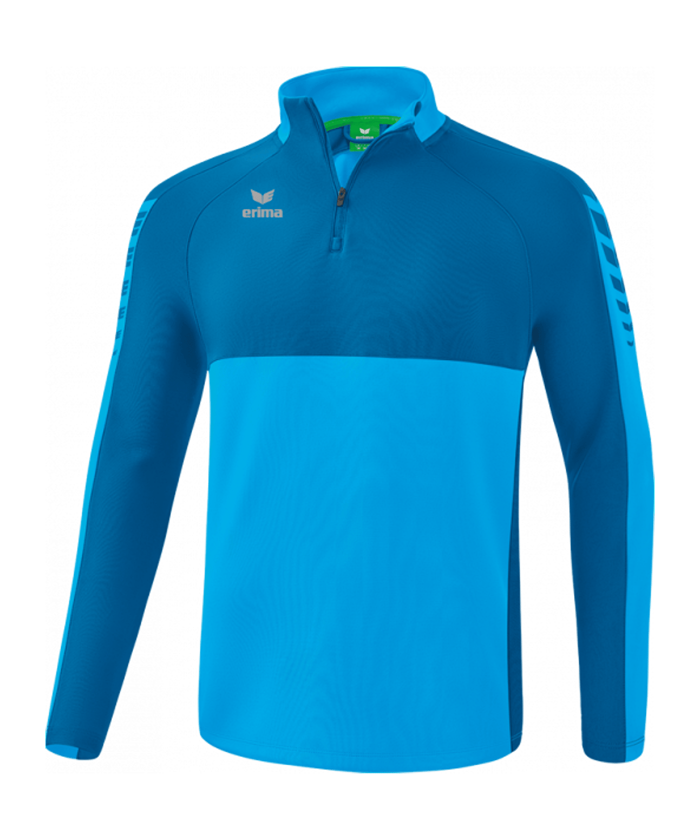 Erima Six Wings HalfZip Sweatshirt Kids Hellblau - blau