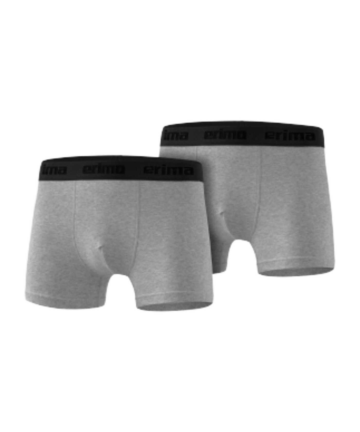 Erima Boxershort 2er Pack Grau - grau