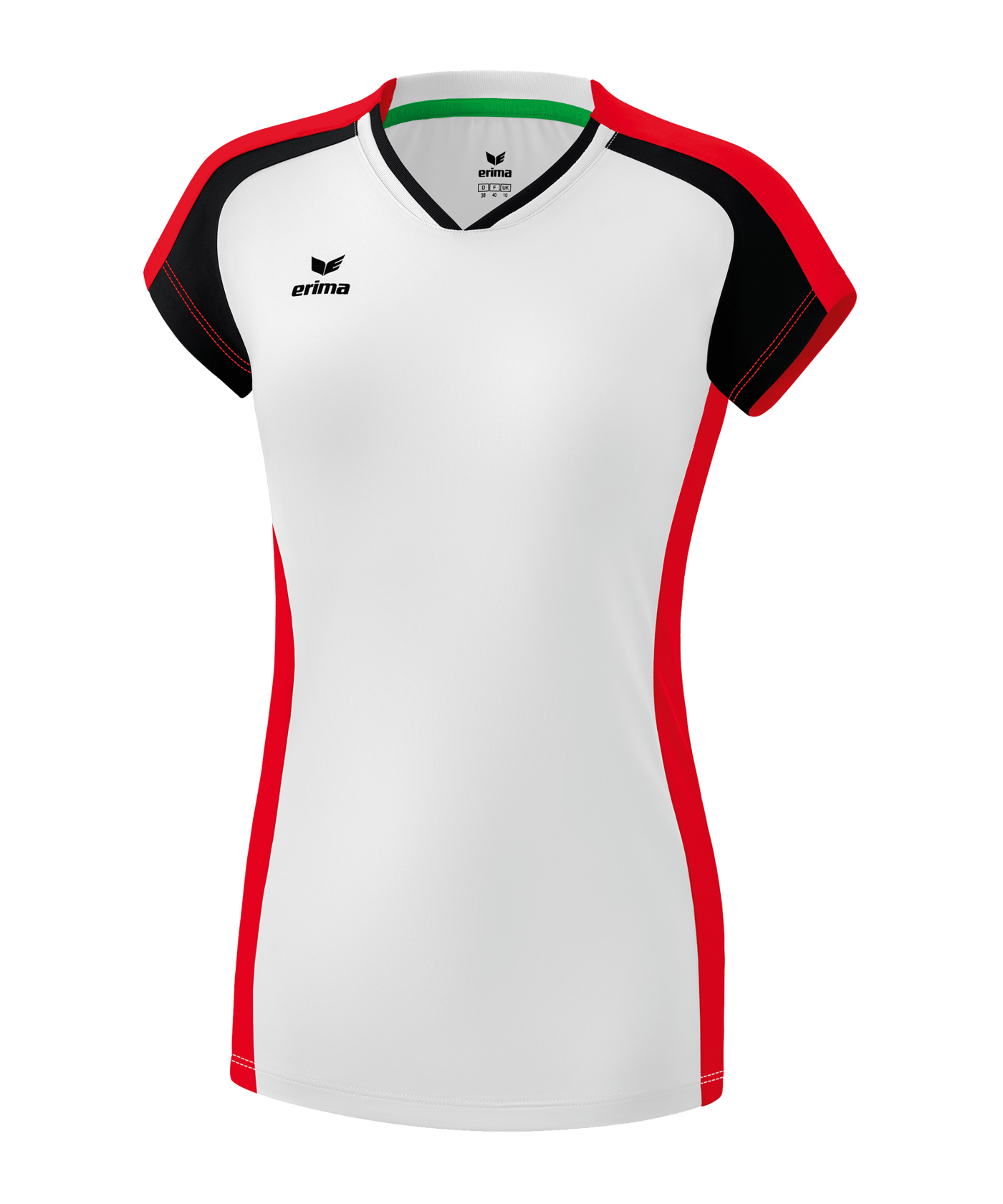 Erima Gandia Tanktop Damen Weiss Rot Schwarz - weiss