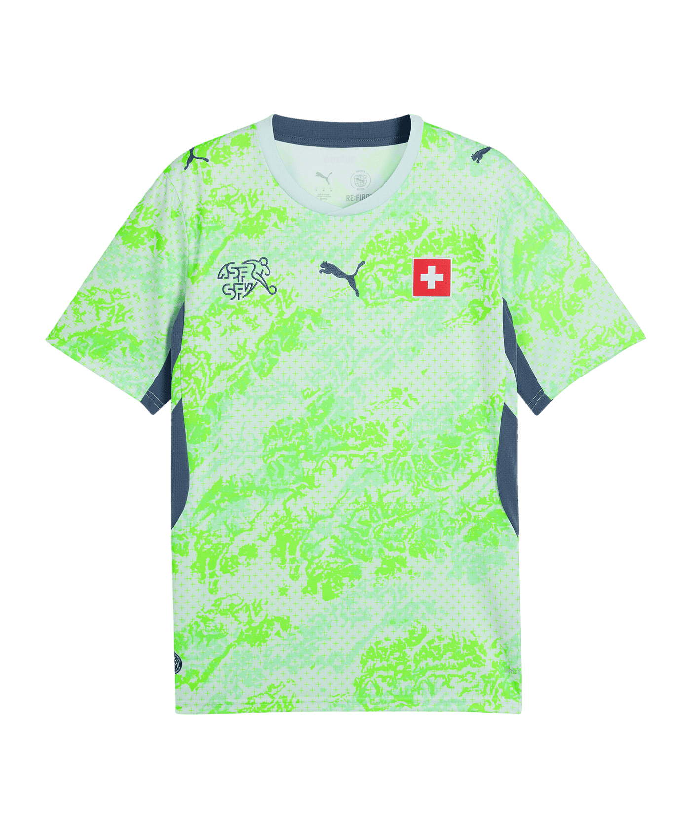 PUMA SFV Schweiz Trikot Away WM 2026 Grün F02 - gruen