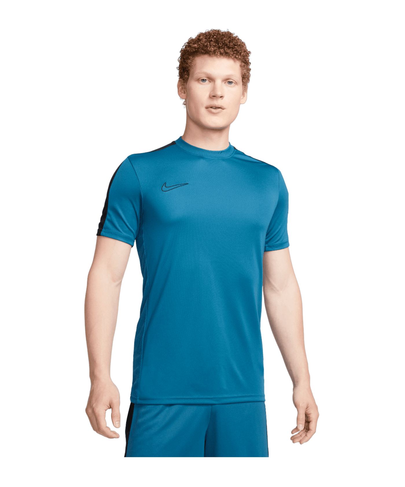Nike Academy T-Shirt Blau Schwarz F457 - blau