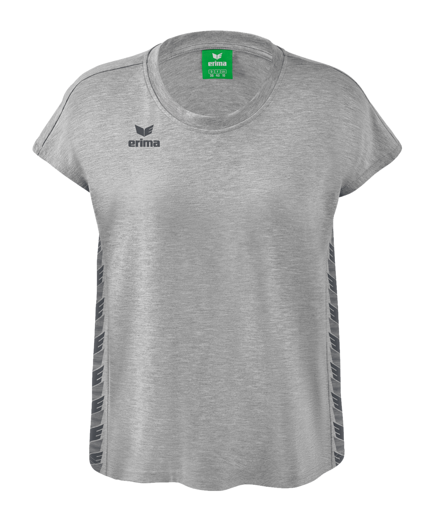 Erima Team Essential T-Shirt Damen Hellgrau Grau - grau
