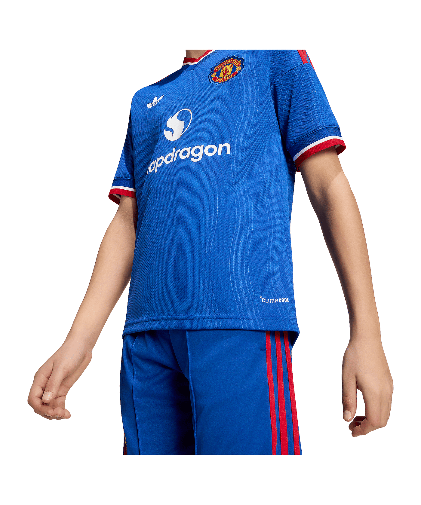 adidas Manchester United Trikot Away 2026/2027 Kids Blau - blau