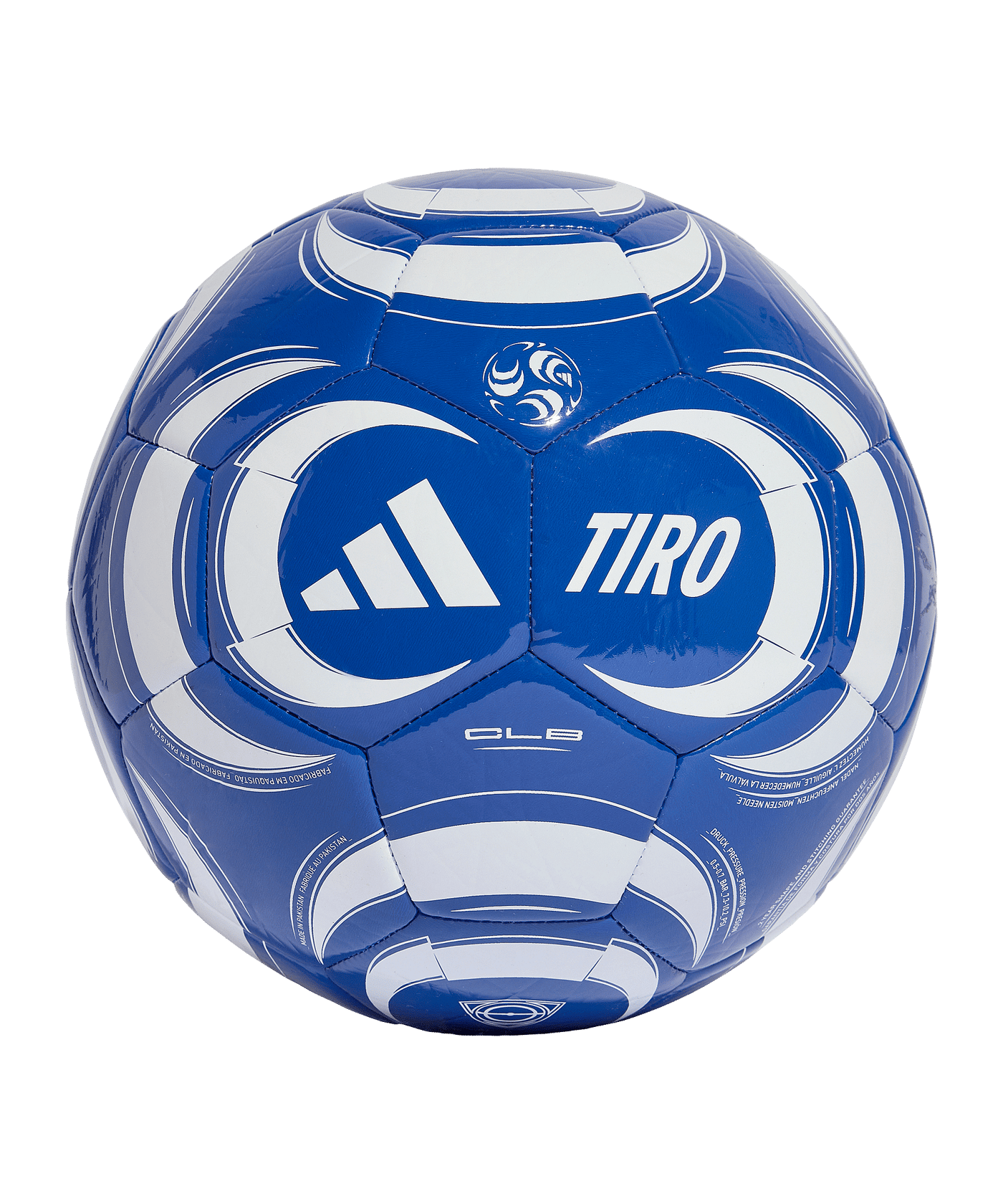 adidas Tiro Club Trainingsball Blau - blau