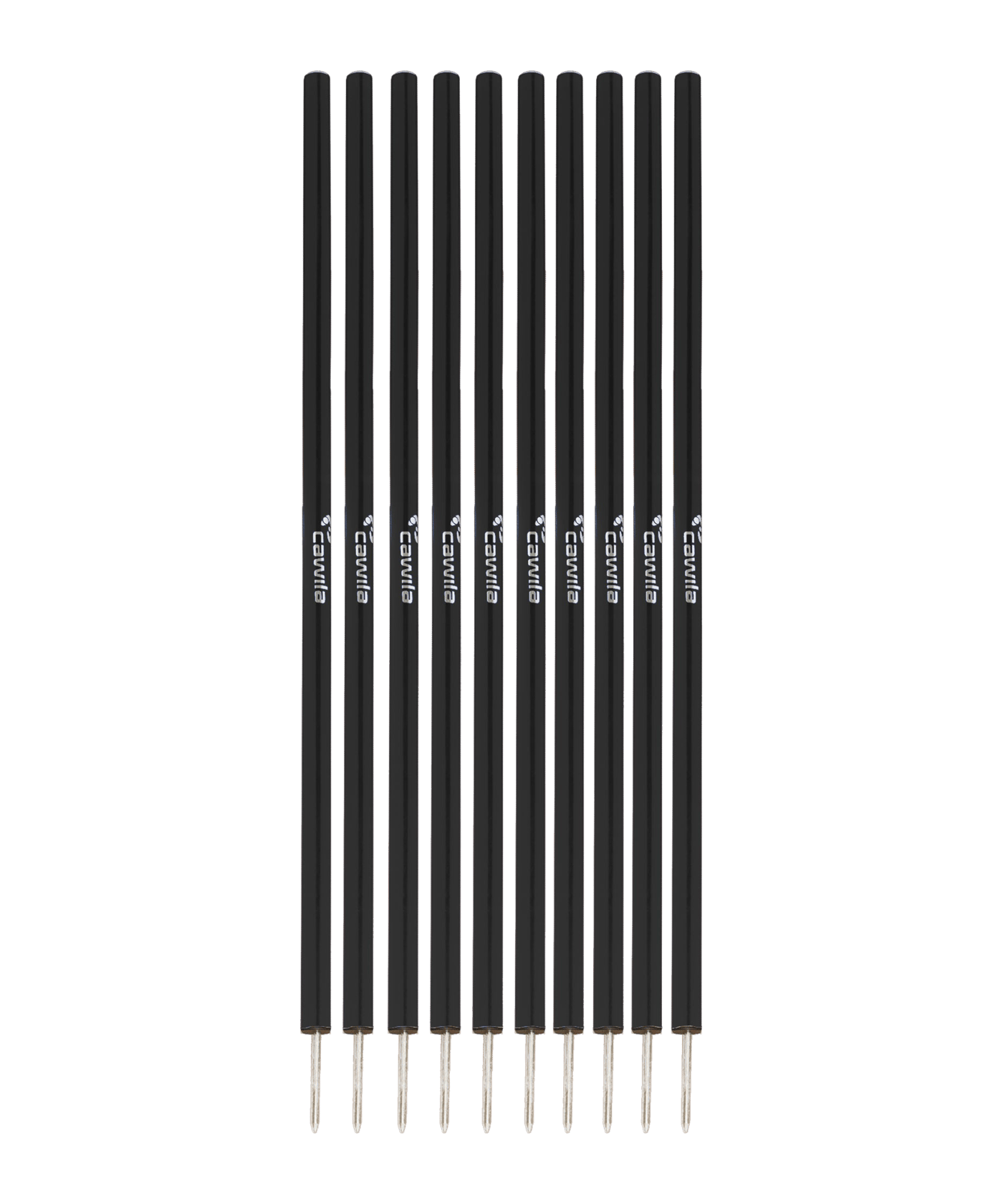Cawila Slalom L 10Stk d33mm 160cm&13cm Spitze - schwarz