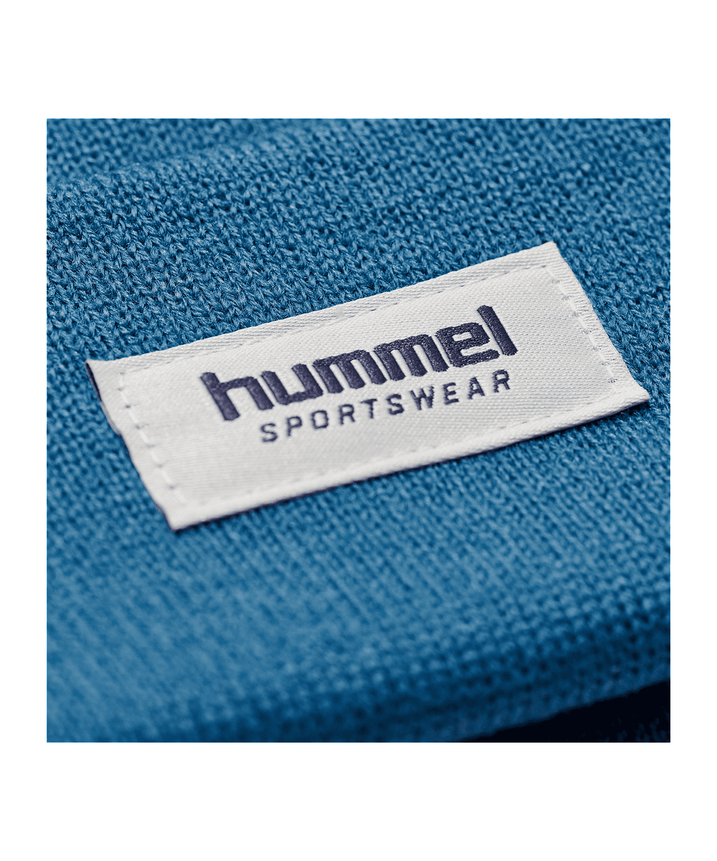 Hummel Knit Beanie Kids Blau F7379 - blau