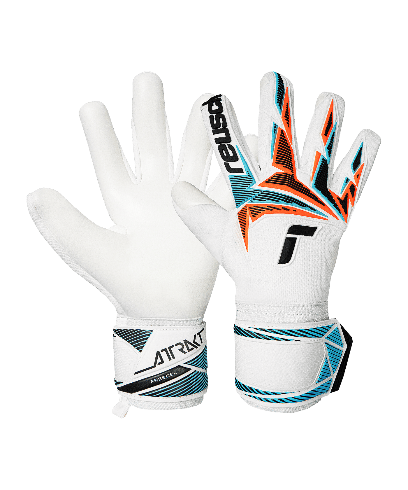 Reusch Attrakt Freegel Advance Torwarthandschuhe Weiß
