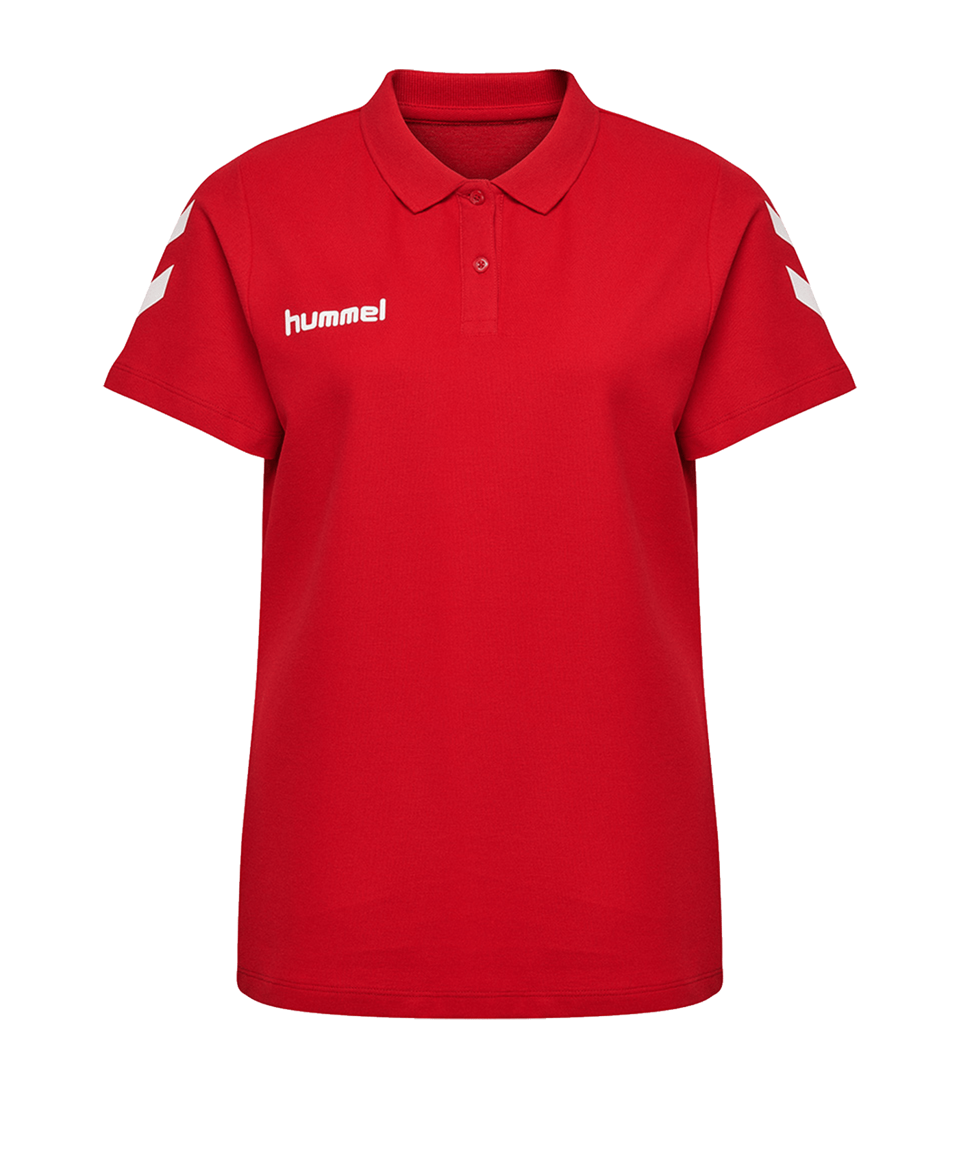Hummel Cotton Poloshirt Damen Rot F3062 - rot