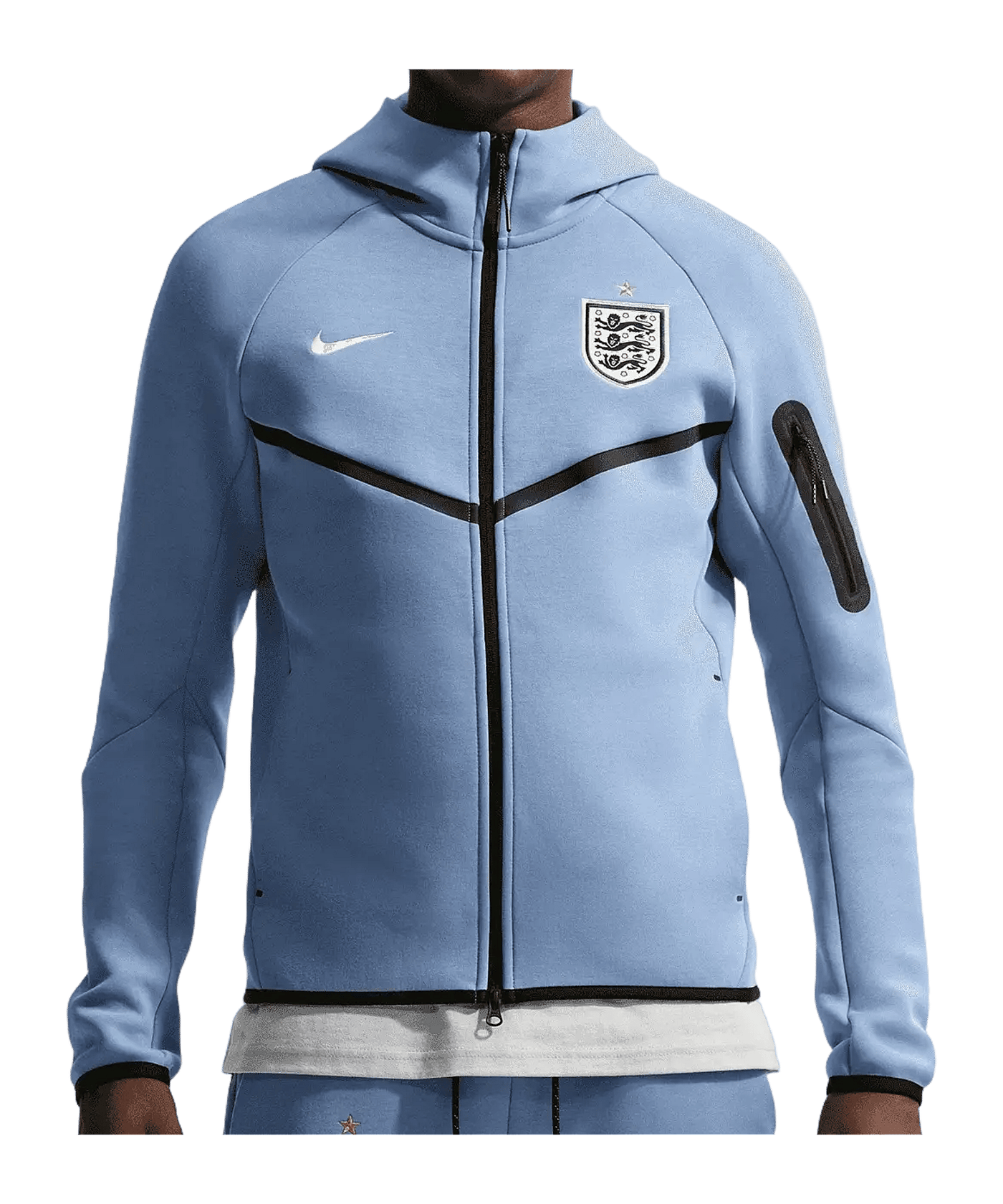 Nike FA England Fleece Jacke Blau F486 - blau
