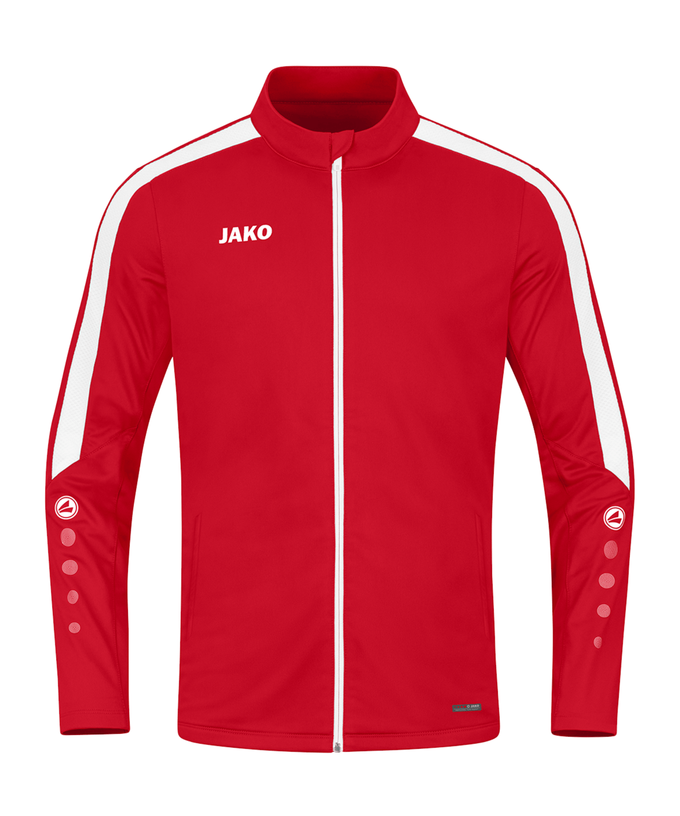 JAKO Power Polyesterjacke Kids Rot Weiss F100 - rot
