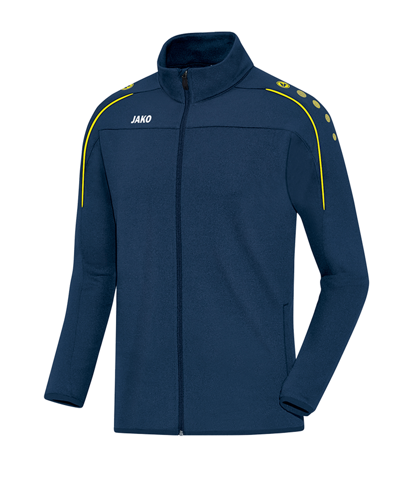 Jako Classico Freizeitjacke Blau Gelb F42 - blau