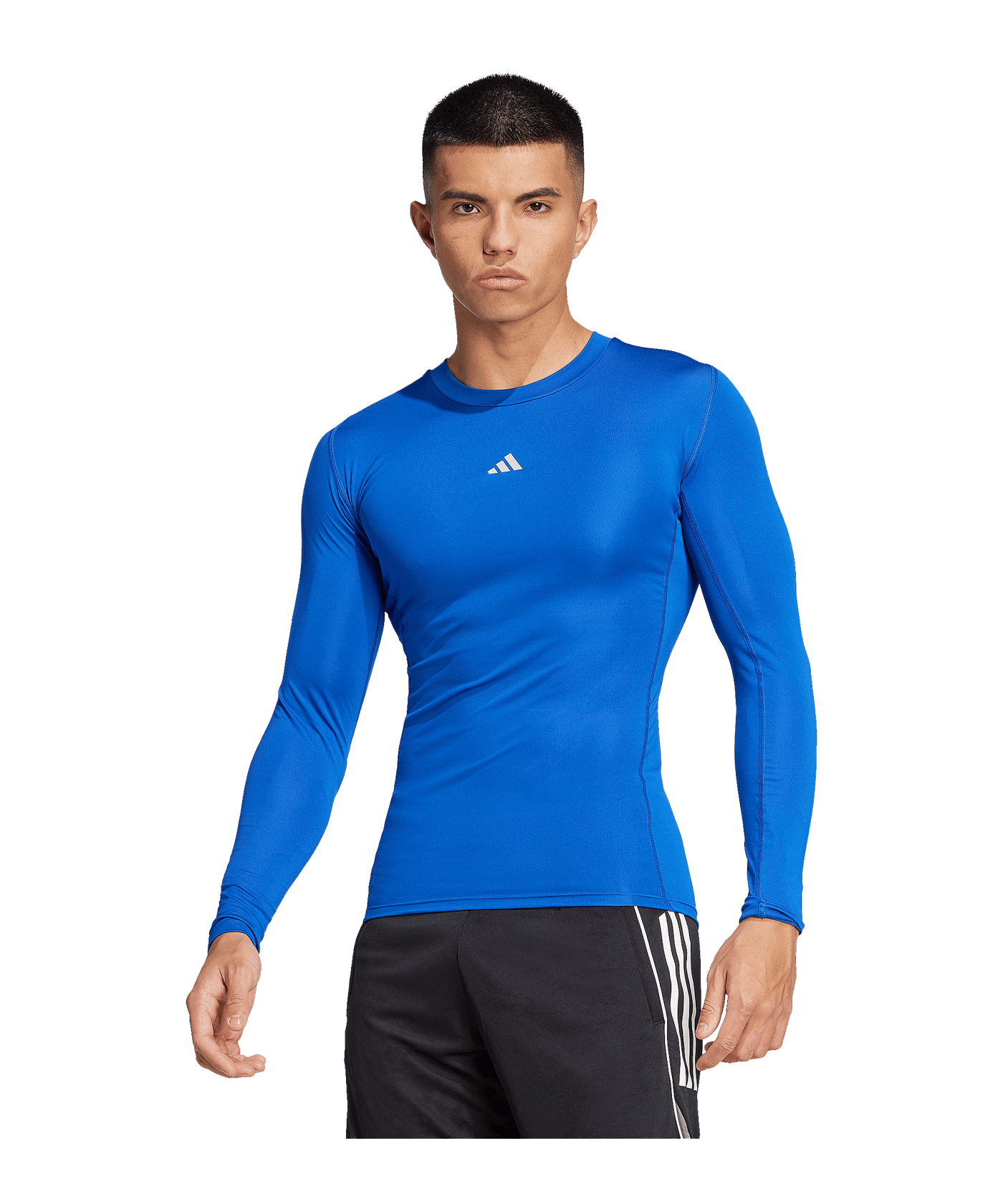adidas Techfit Underwear Mock Blau - blau