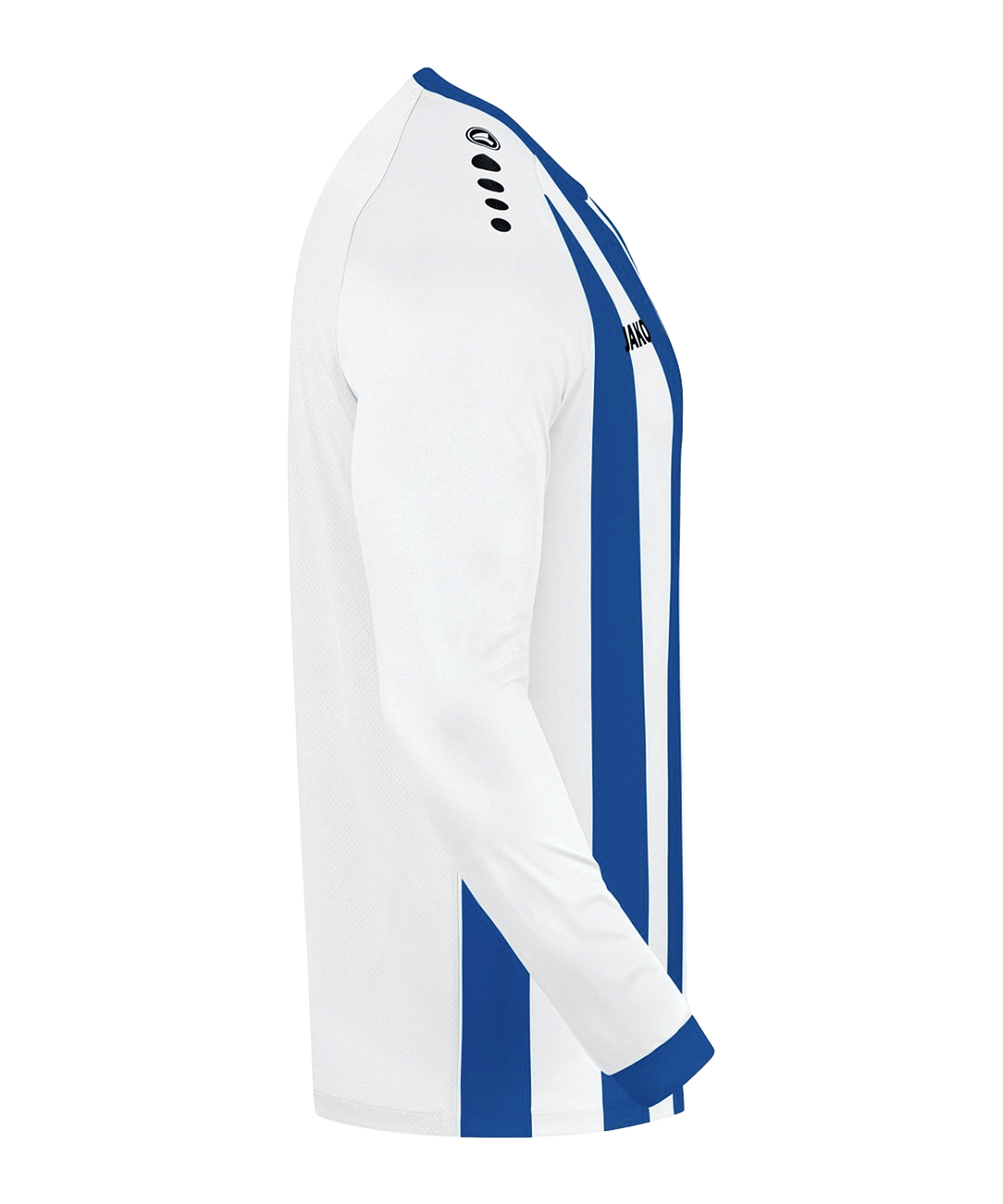 JAKO Inter Trikot Langarm Kids Weiss Blau F012 - weiss