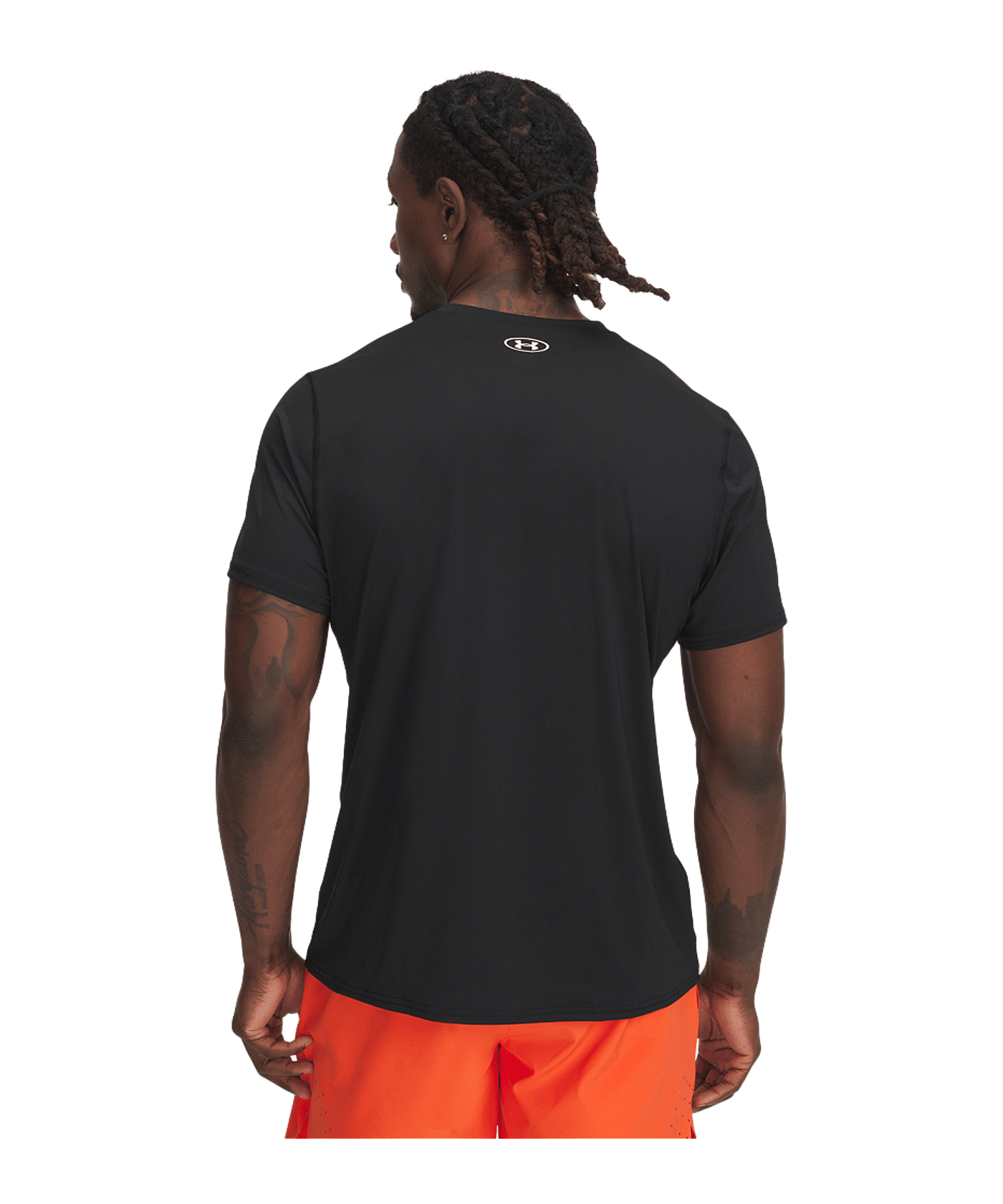 Under Armour Heatgear Fitted T-Shirt Schwarz F001 - schwarz