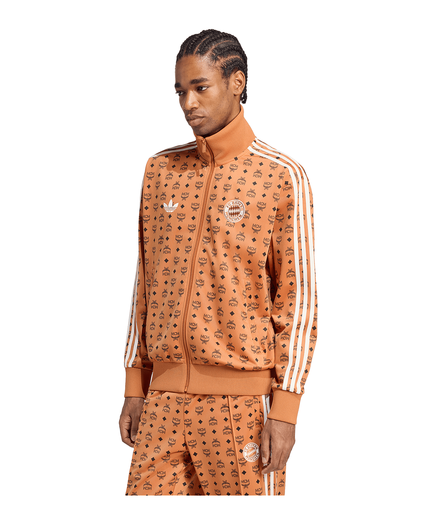 adidas FC Bayern München MCM Jacke Braun - braun