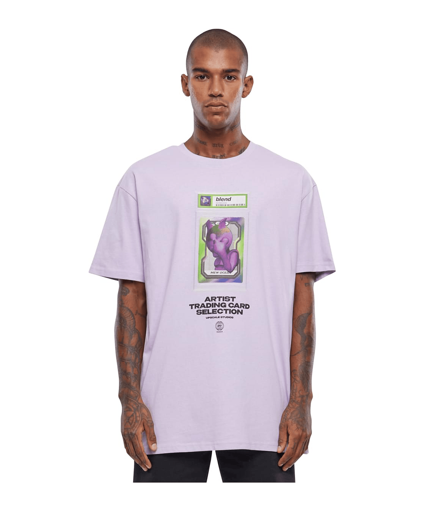 Mister Tee Blend Oversized T-Shirt Lila - lila