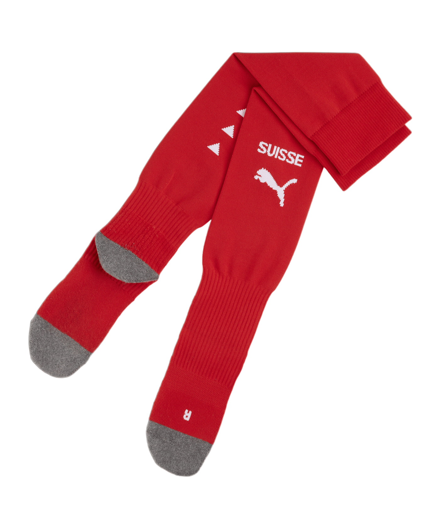 PUMA Schweiz Team Stacked Logo Stutzen EM 2024 Rot - rot