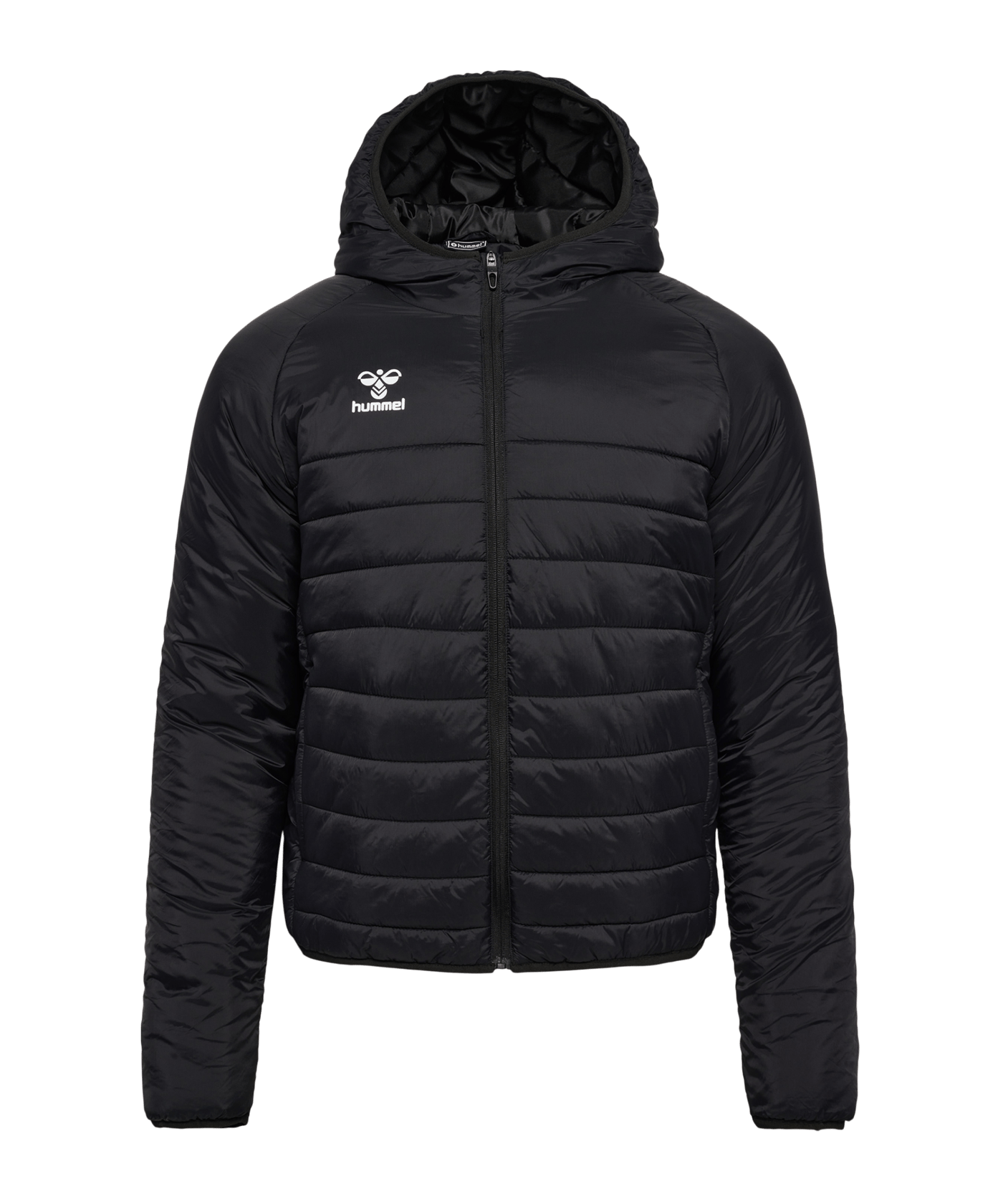 Hummel hmlGO Quilted Kapuzenjacke Schwarz F2001 - schwarz