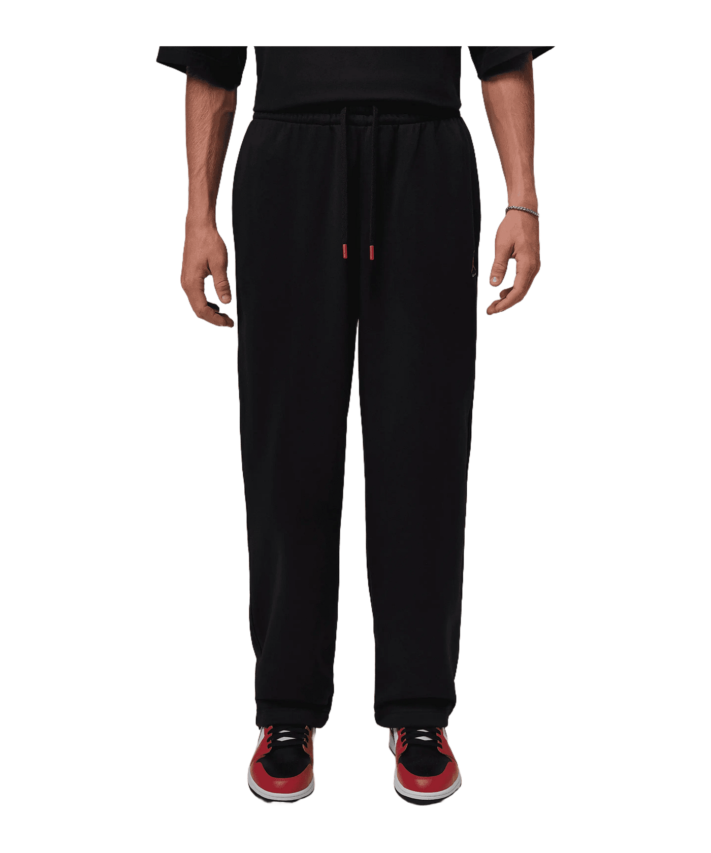 Jordan Brookyln Fleece Jogginghose Schwarz - schwarz