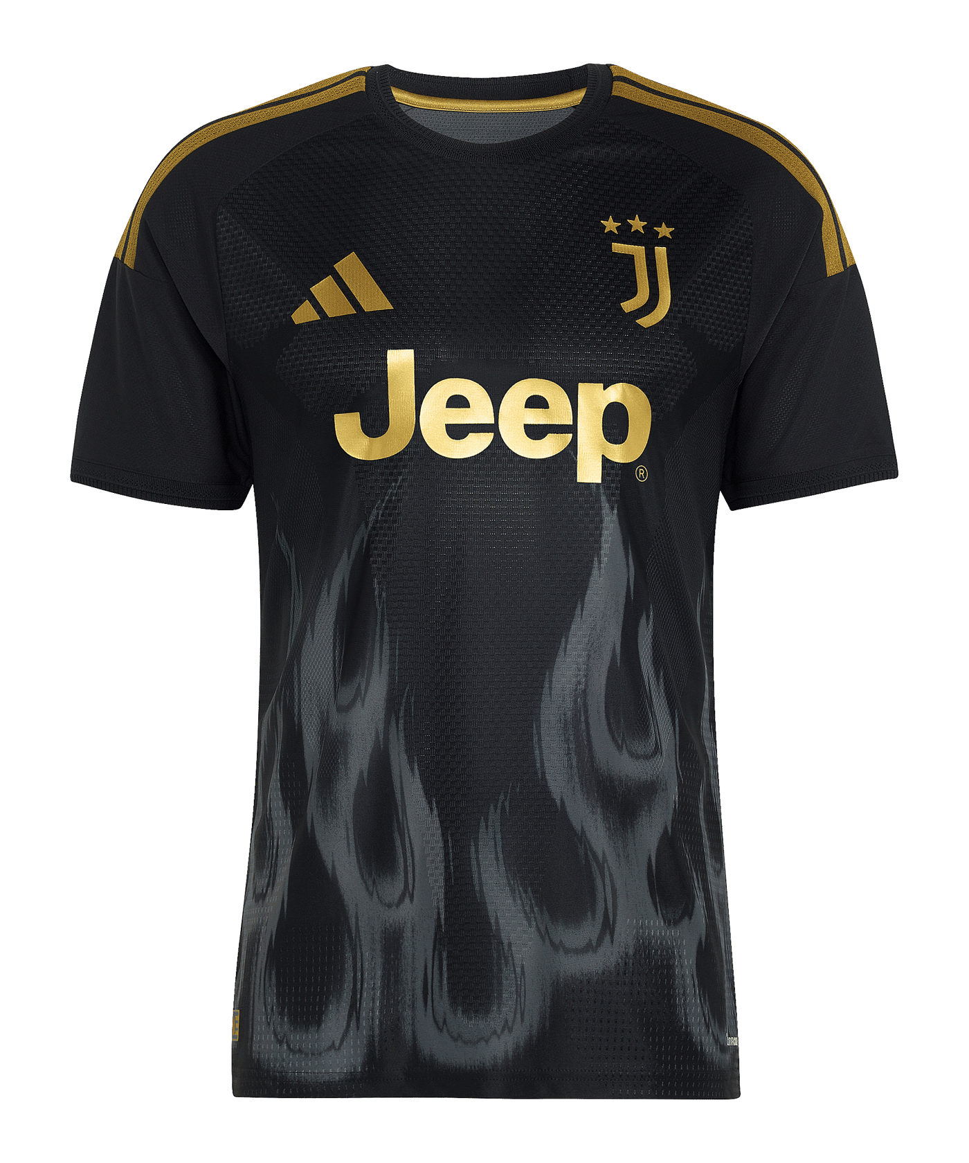 adidas Juventus Turin Authentic Trikot 3rd 2026/2027 Schwarz - schwarz