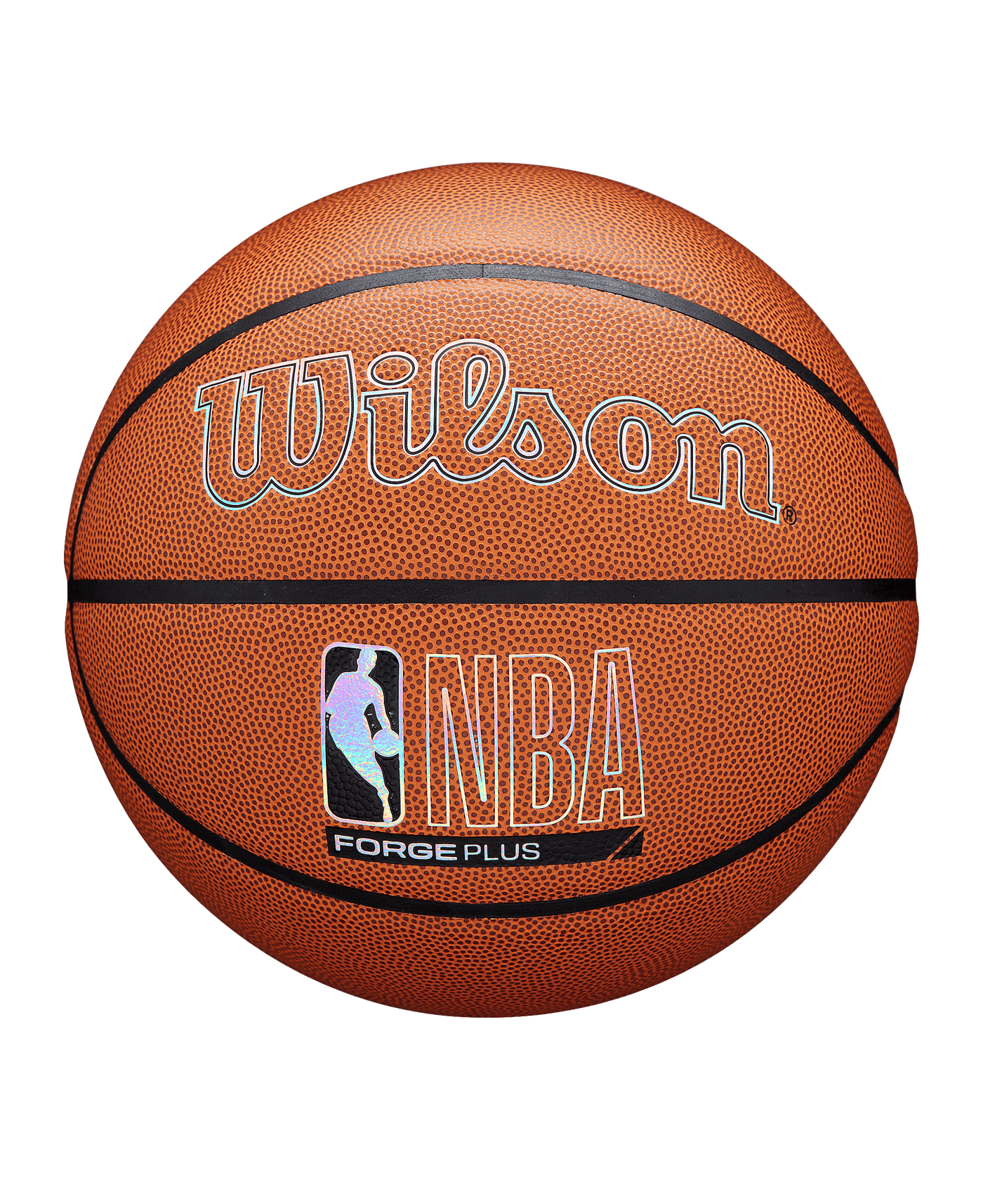 Wilson NBA Forge Plus Spielball Braun - braun