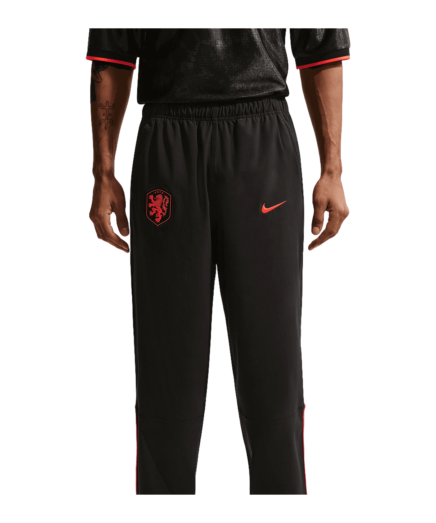 Nike KNVB Niederlande Trainingshose Schwarz F010 - schwarz