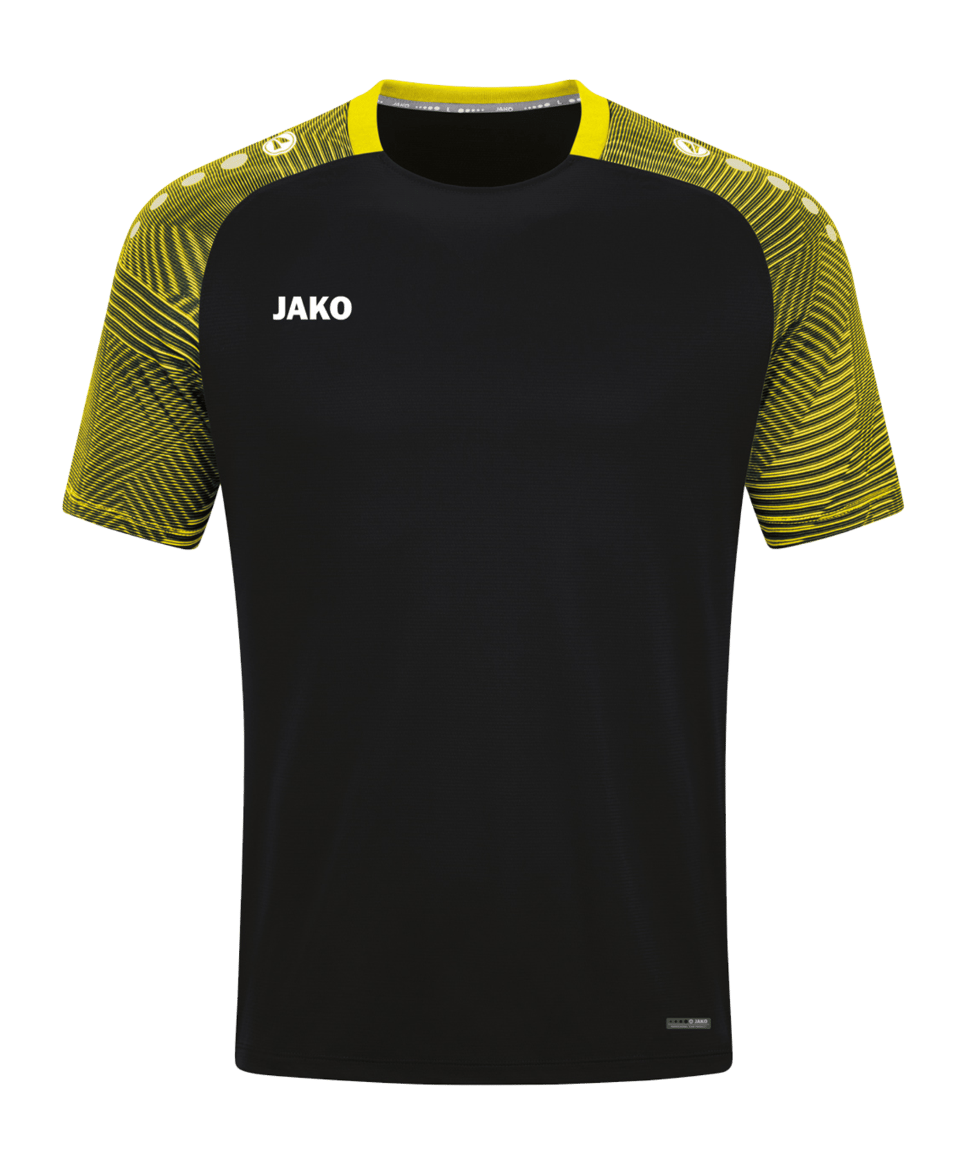 JAKO Performance T-Shirt Kids Schwarz Gelb F808 - schwarz