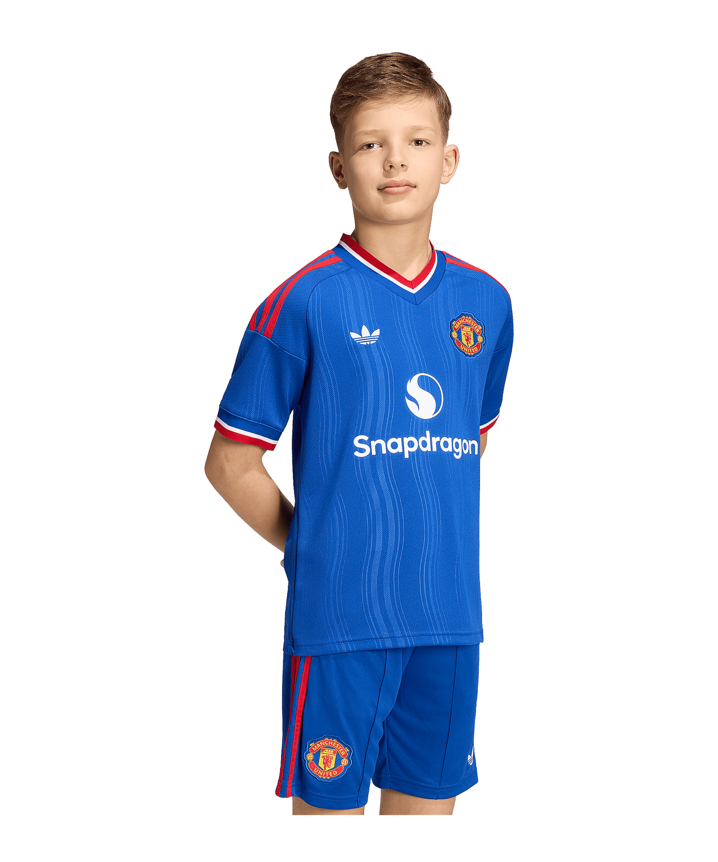 adidas Manchester United Trikot Away 2026/2027 Kids Blau - blau