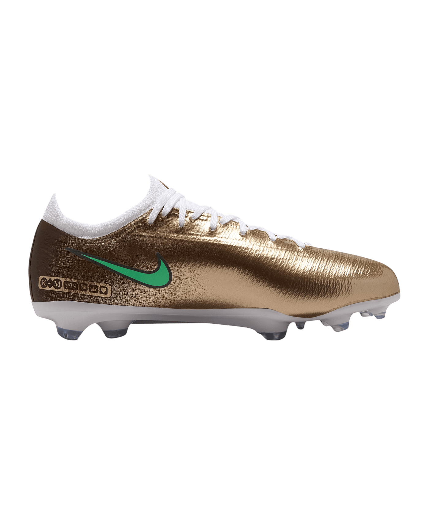 Nike Jr Air Zoom Mercurial Vapor XVII Pro FG Kylian Mbappe Kids Gold F701 - gold