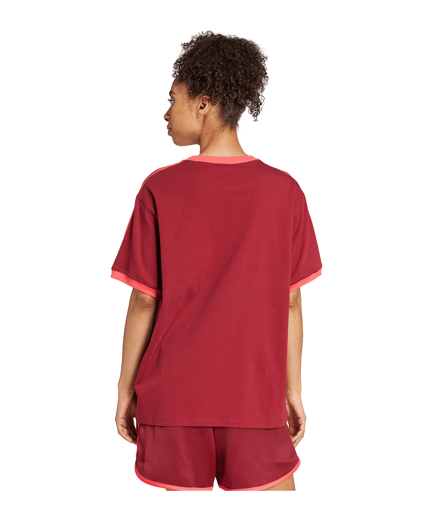 adidas Deutschland T-Shirt Damen Rot - rot
