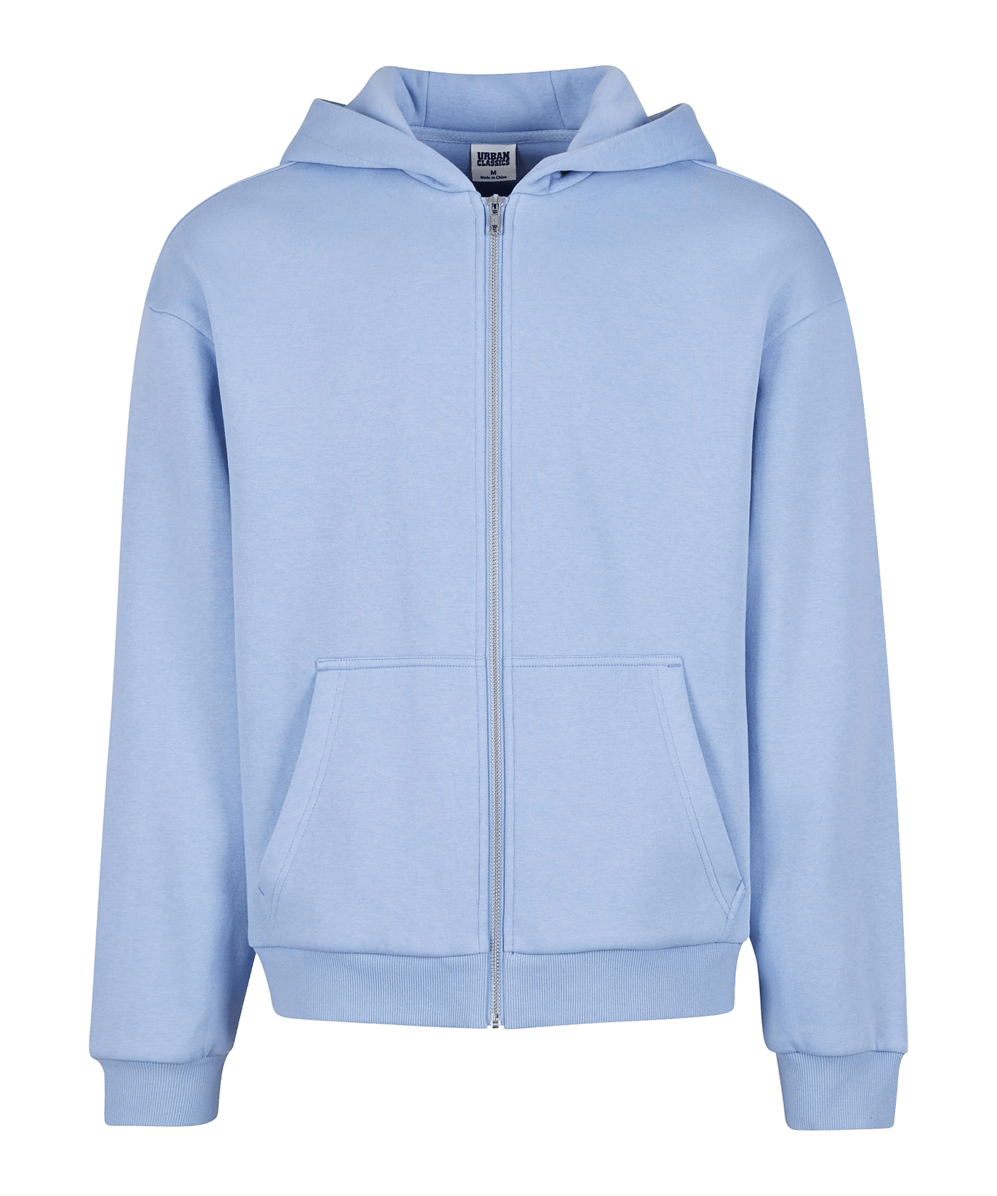 Urban Classic Fluffy Kapuzenjacke Blau - blau