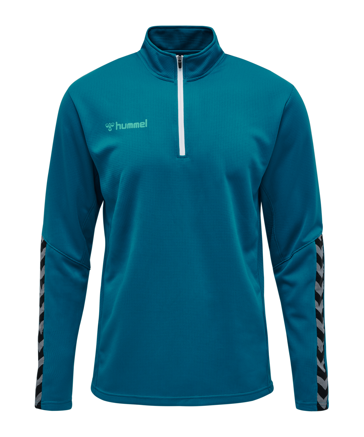 Hummel Authentic HalfZip Sweatshirt Türkis F8745 - tuerkis