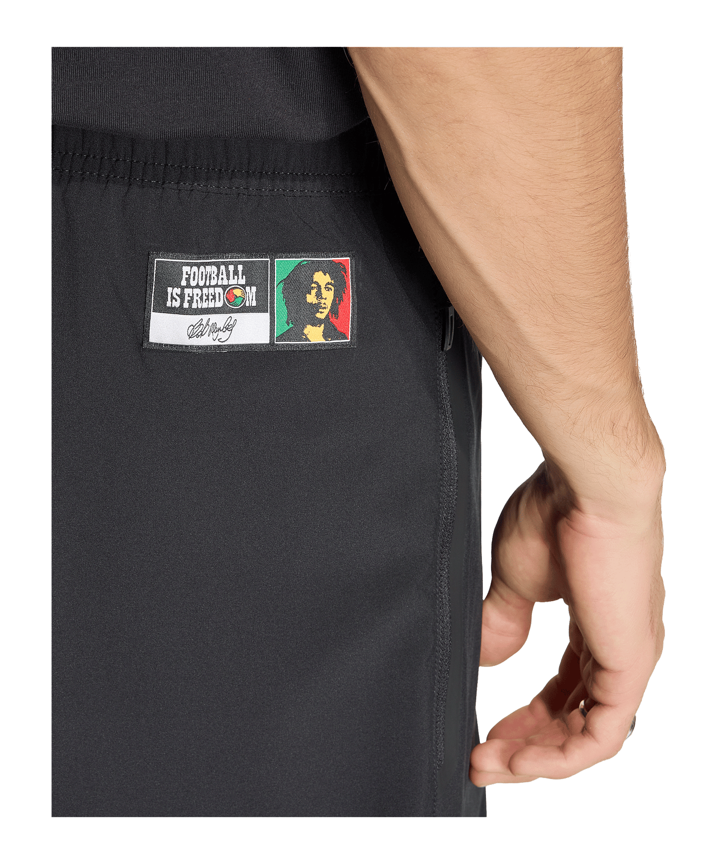 adidas Jamaika x Bob Marley Tiro Travel Short Black - schwarz