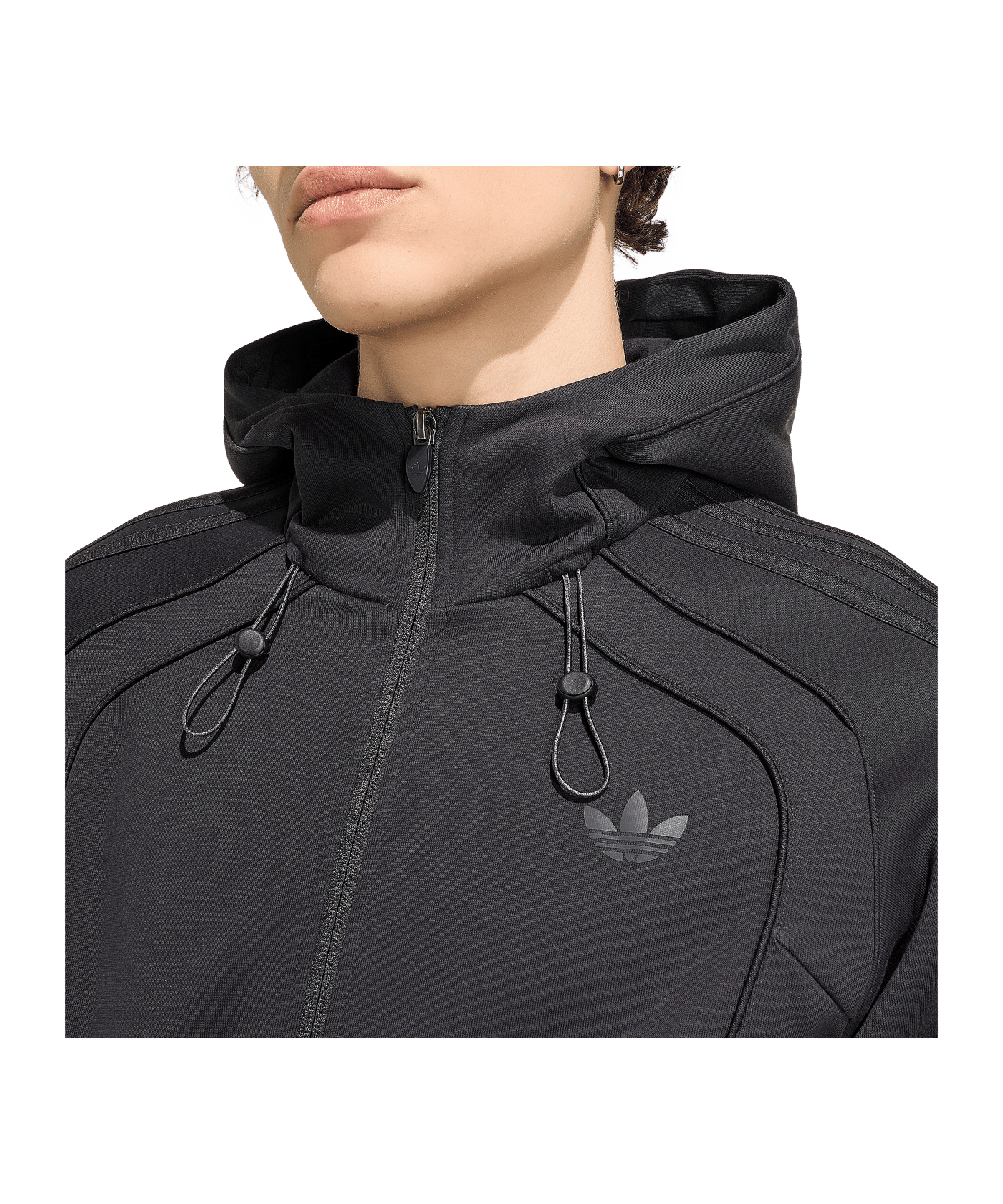 adidas Originals Spacer Teamgeist 26 Cutline Kapuzenjacke Schwarz - schwarz
