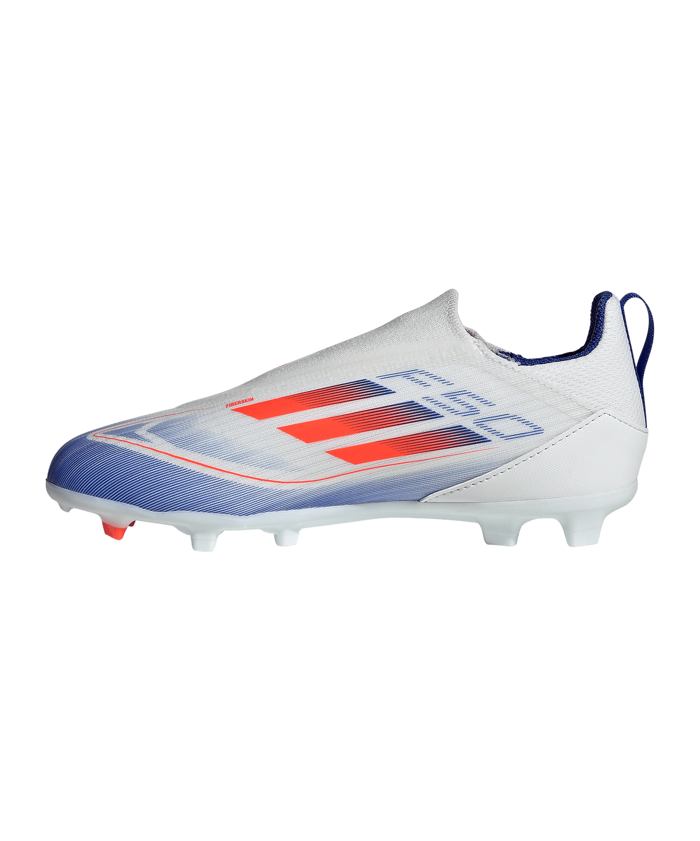 adidas F50 League LL FG/MG Advancement Kids Weiss Rot - weiss