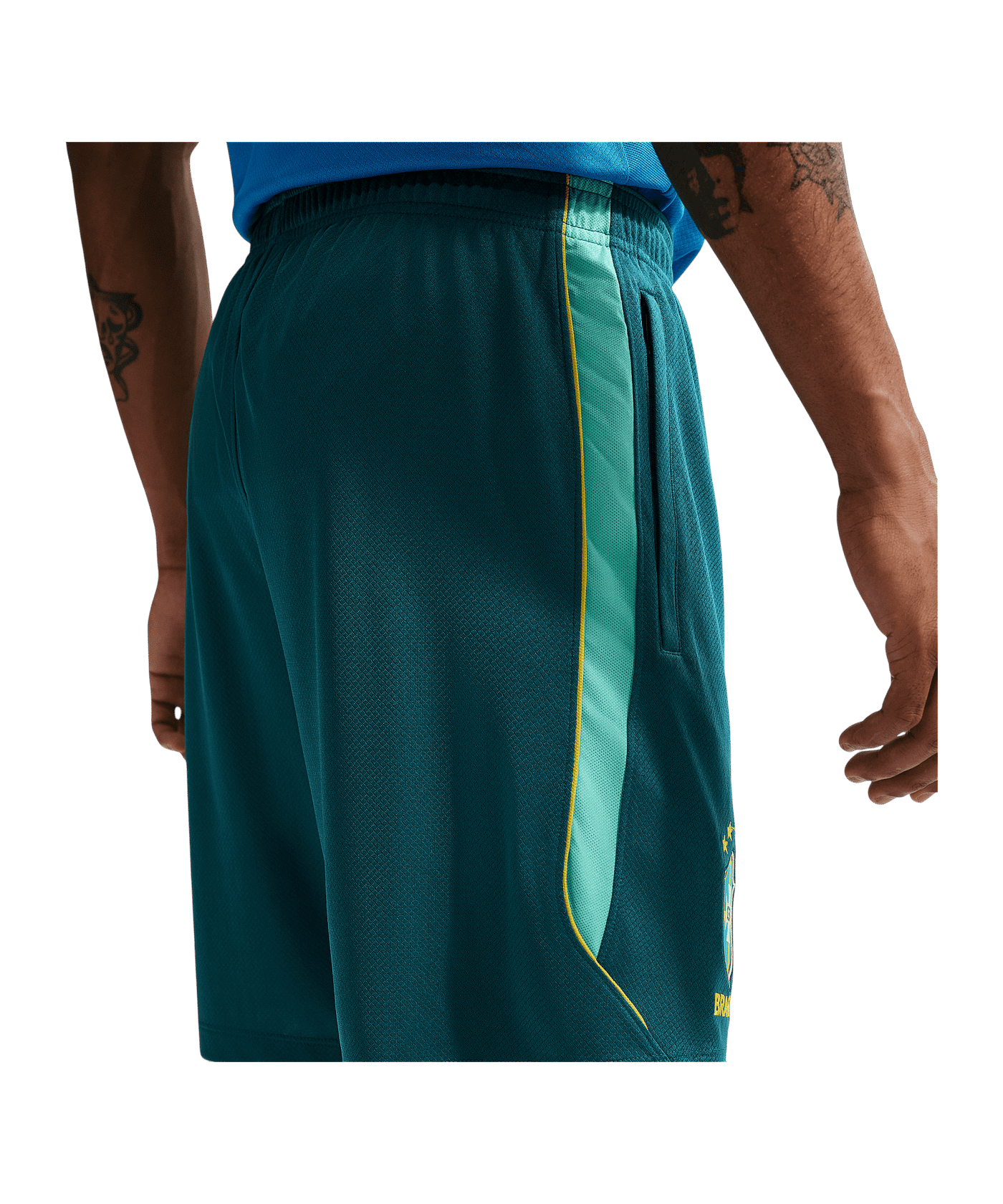 Nike CBF Brasilien Strike Short Grün F381 - gruen