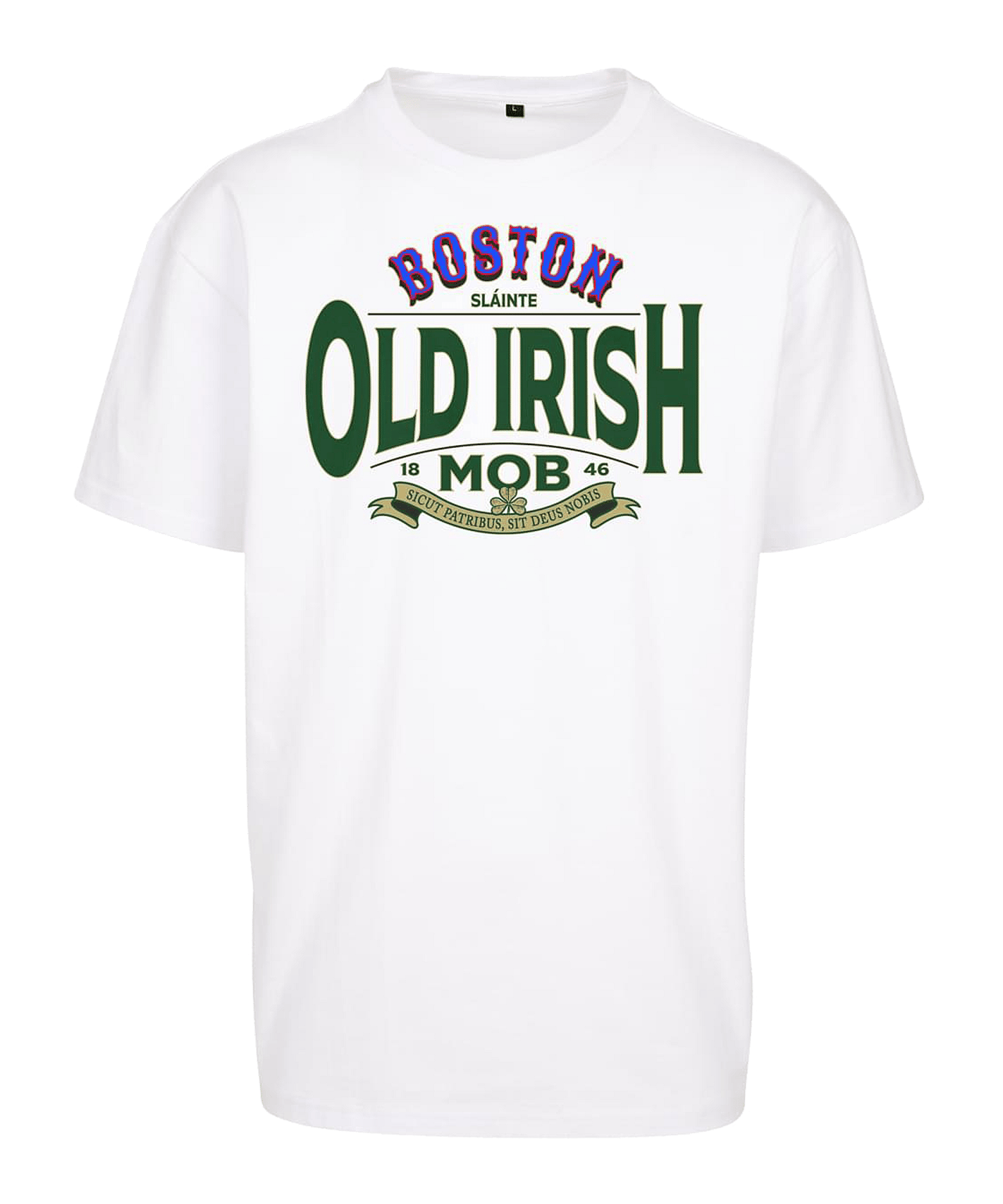 Mister Tee Old Irish Mob Oversized T-Shirt Schwarz - schwarz