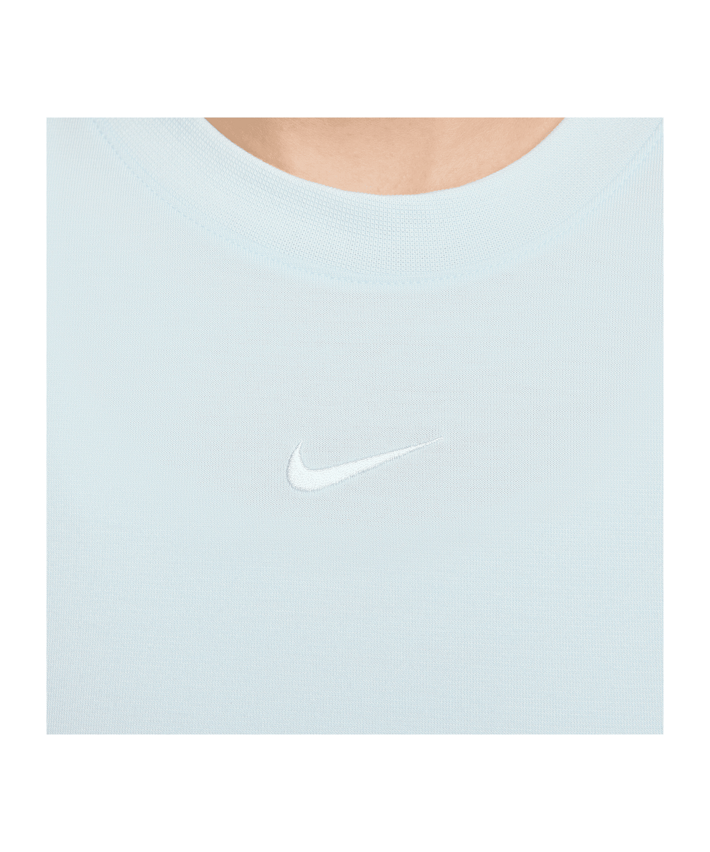 Nike Essential SLM Crop T-Shirt Damen Blau F474 - blau