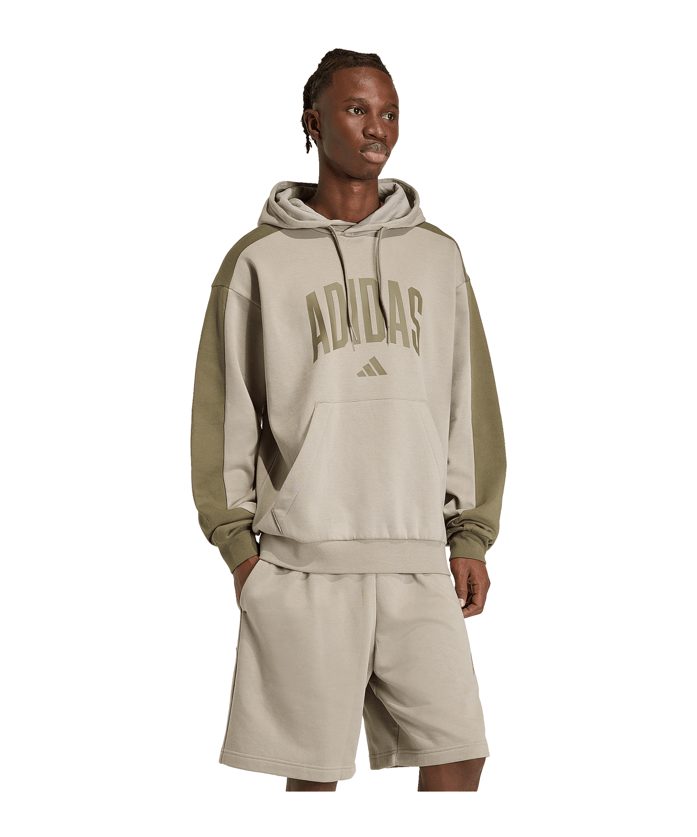 adidas Collegiate Hoody Silber - silber