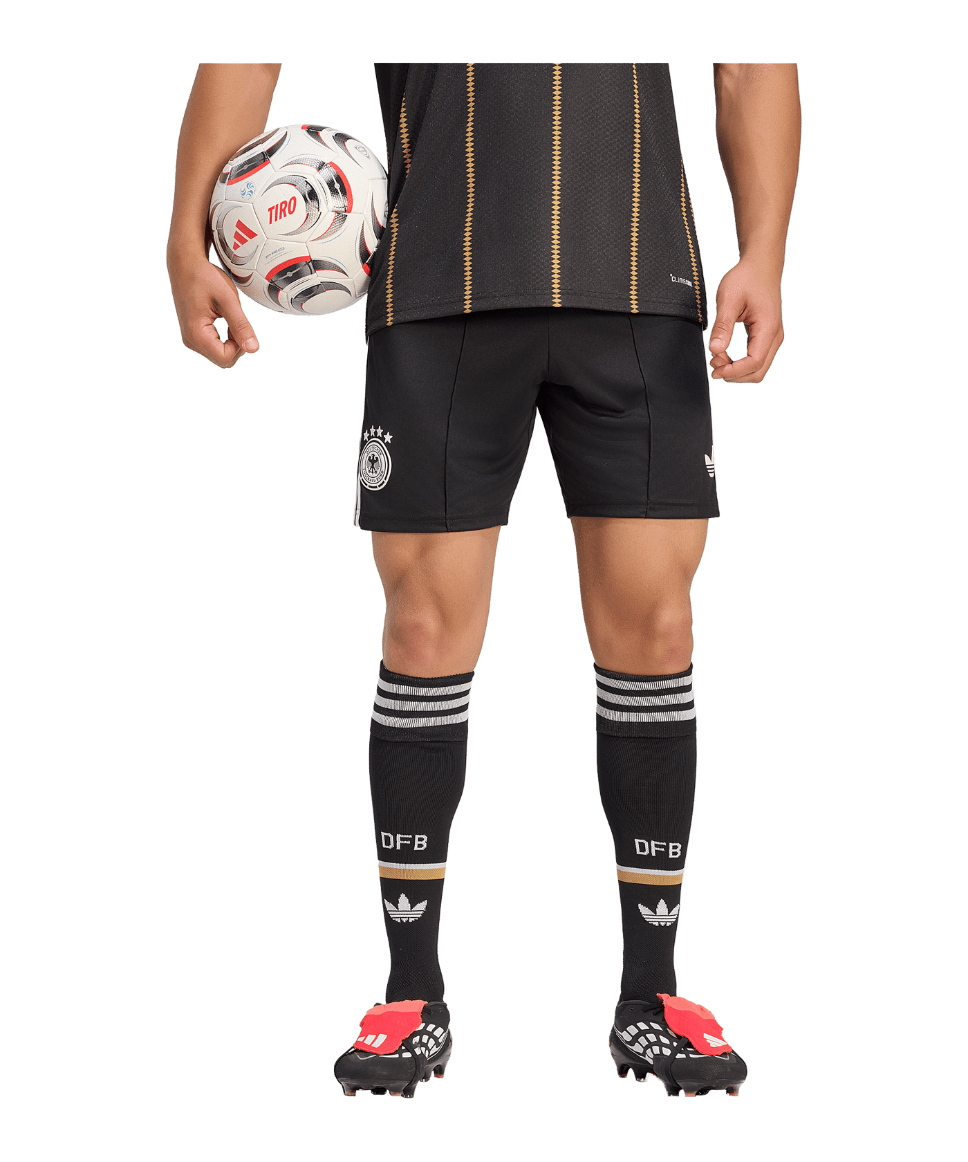 adidas DFB Deutschland Short 3rd 2026 Schwarz - schwarz