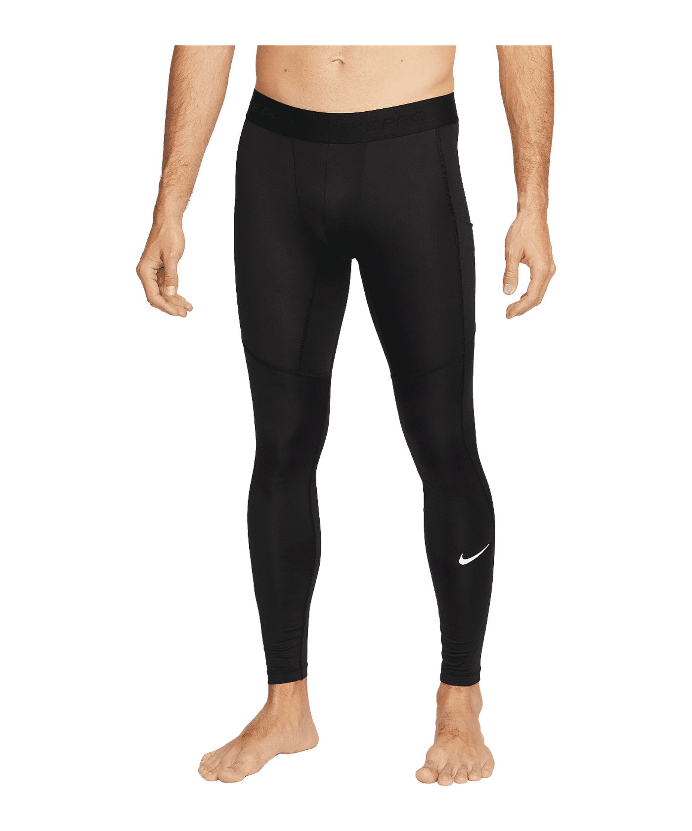 Nike Pro Training Tight Schwarz Weiss F010 - schwarz