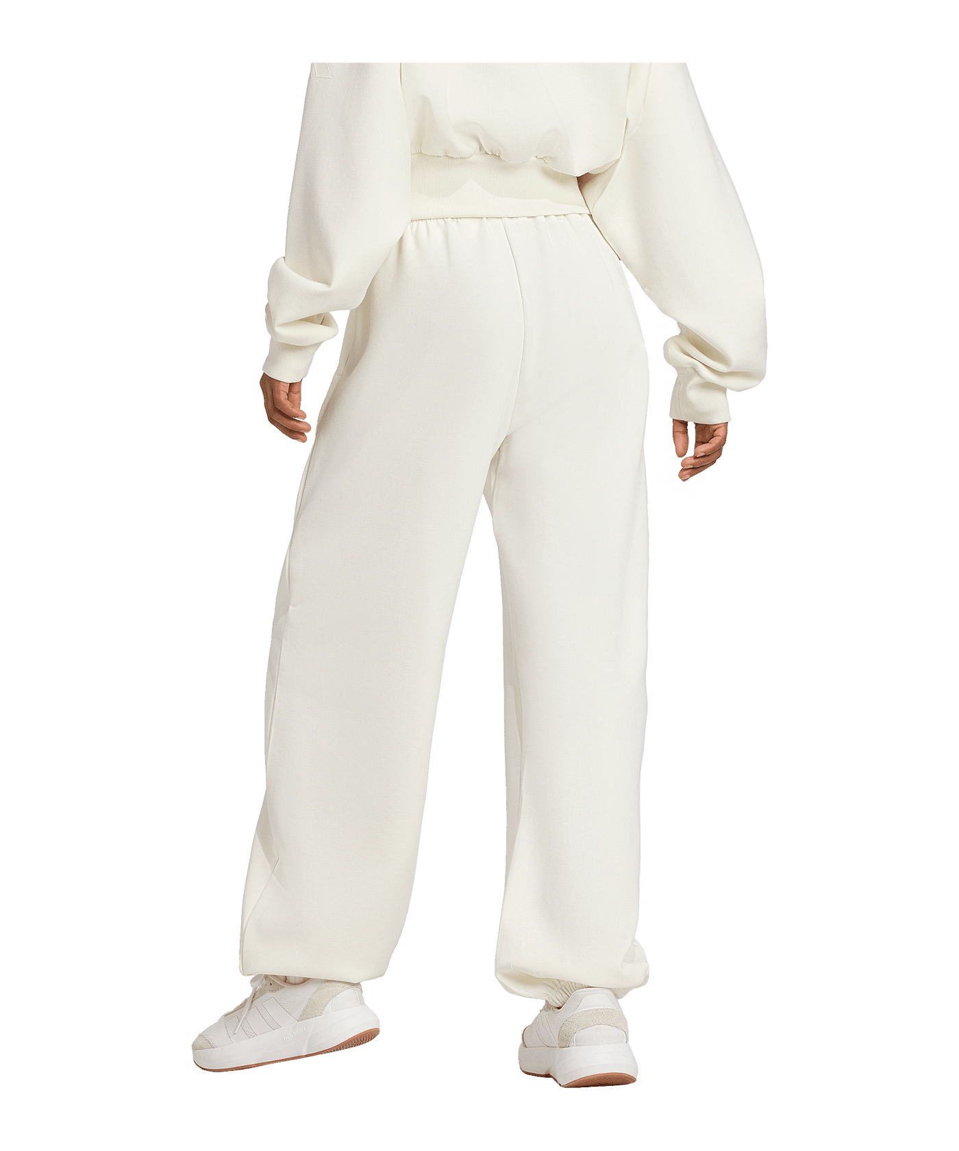 adidas Soft Lux Jogginghose Damen Weiß - weiss