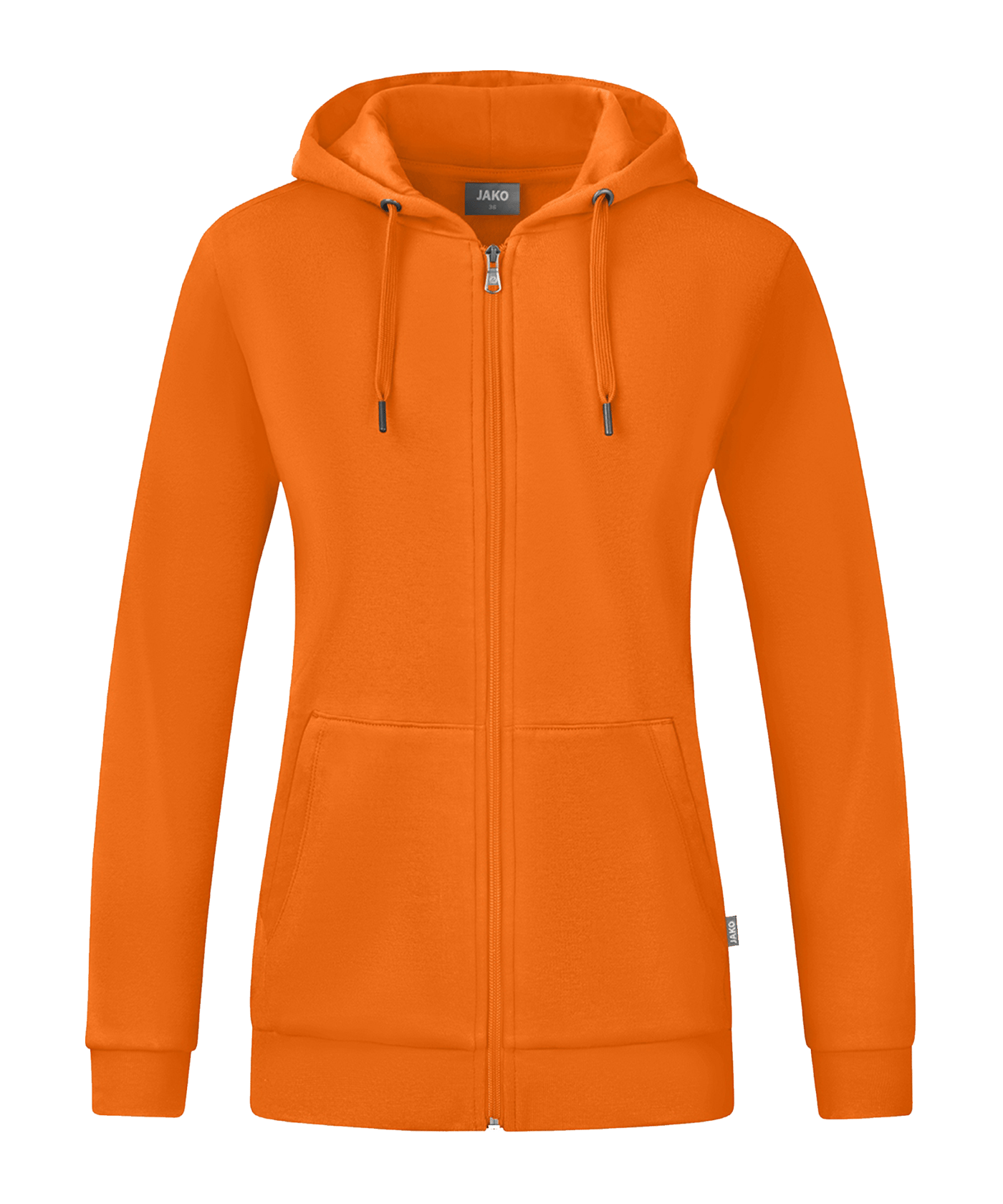 Jako Organic Kapuzenjacke Damen Orange F360 - orange