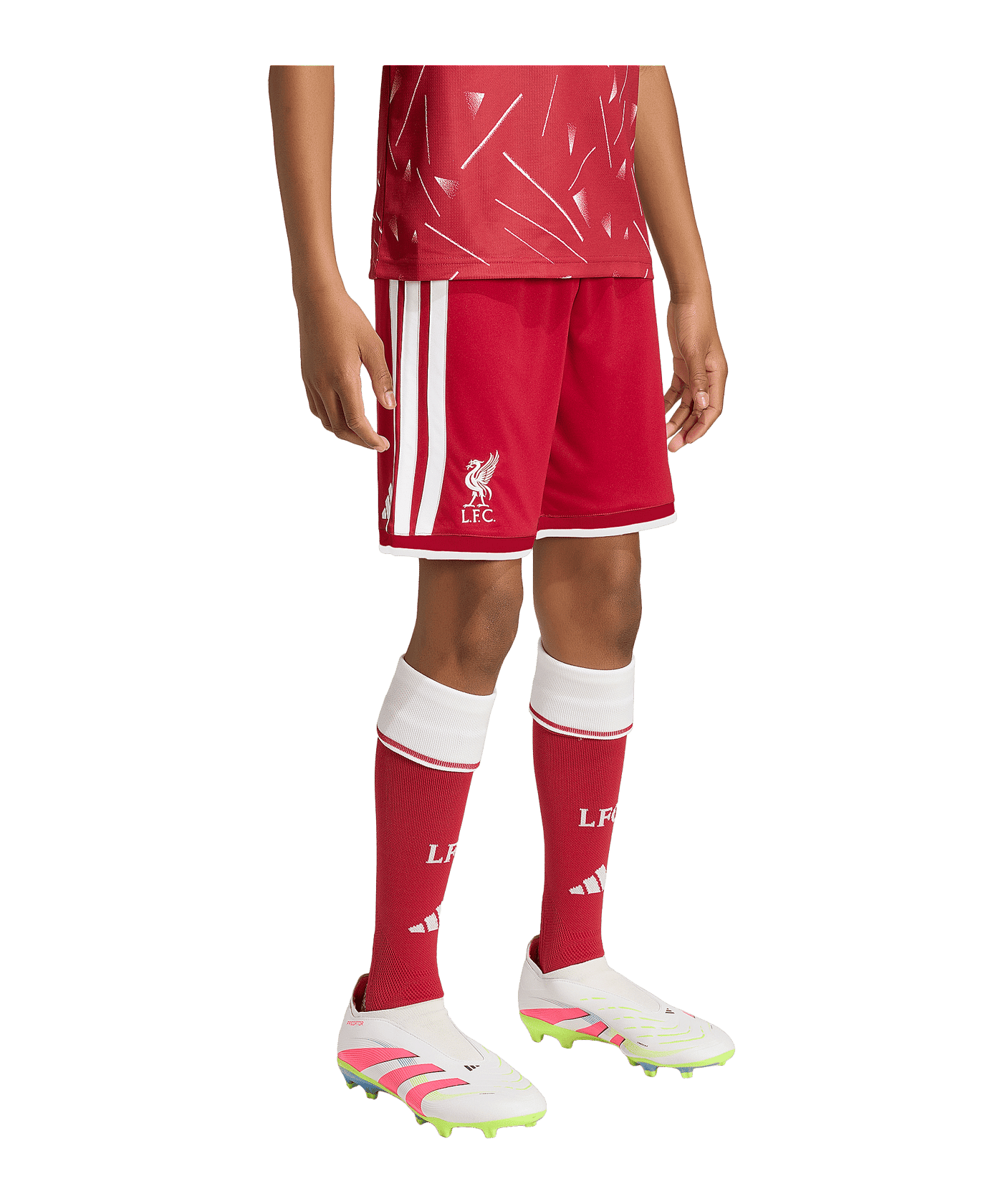 adidas FC Liverpool Short Home 2026/2027 Kids Rot - rot
