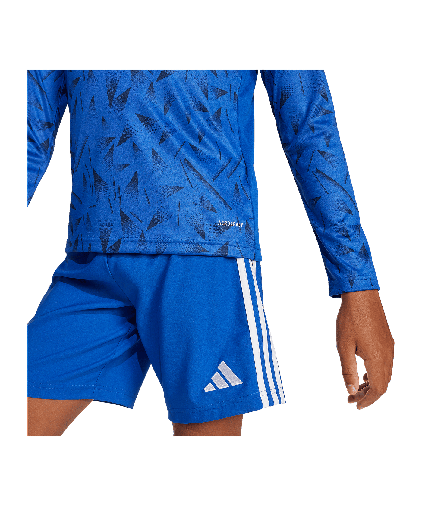 adidas Team Icon 25 Trikot langarm Kids Blau - blau